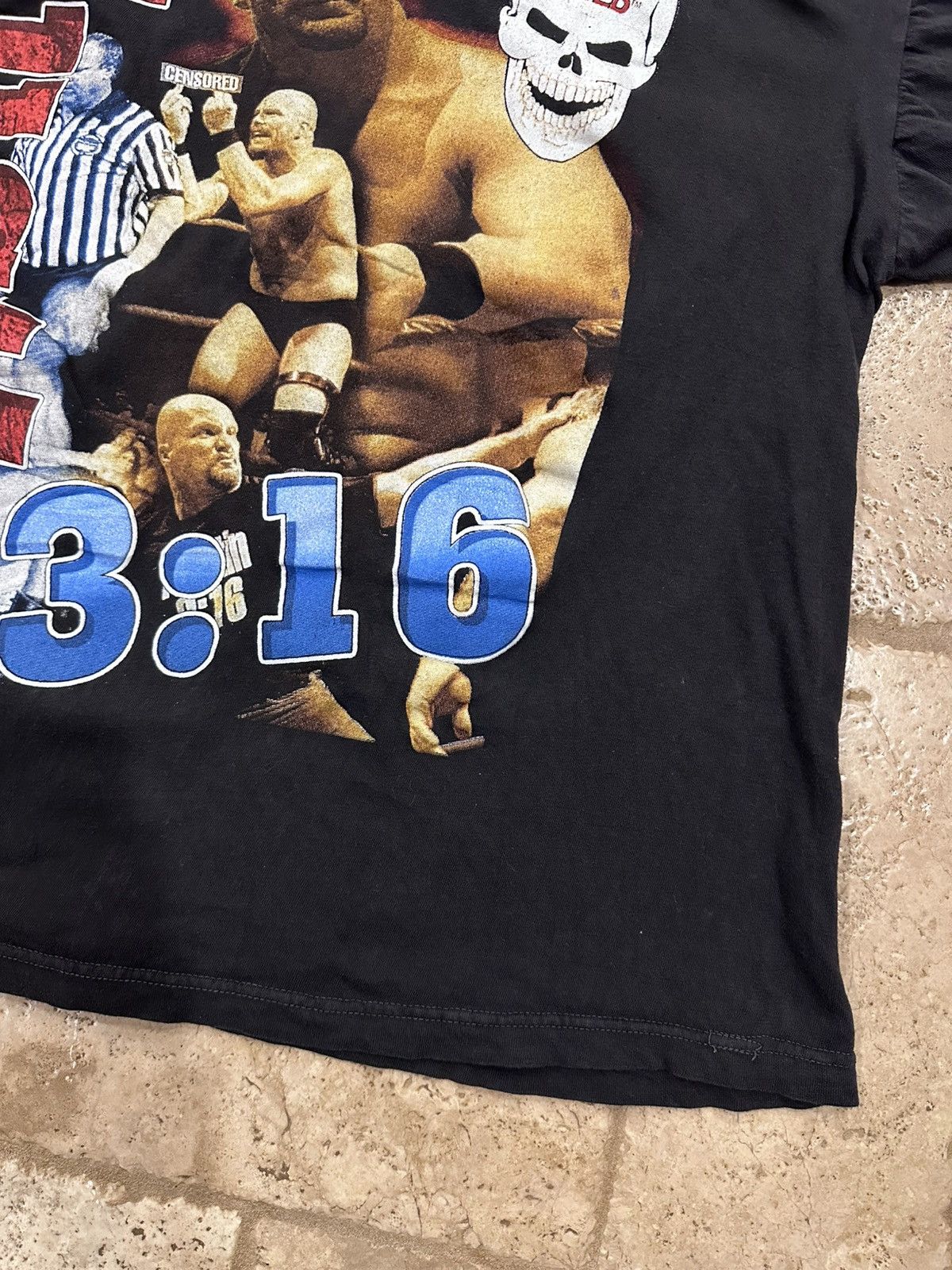 Rap Tees Vintage Stone Cold Steve Austin WWF 90s Rap Tee T-Shirt Size US L / EU 52-54 / 3 - 10 Thumbnail