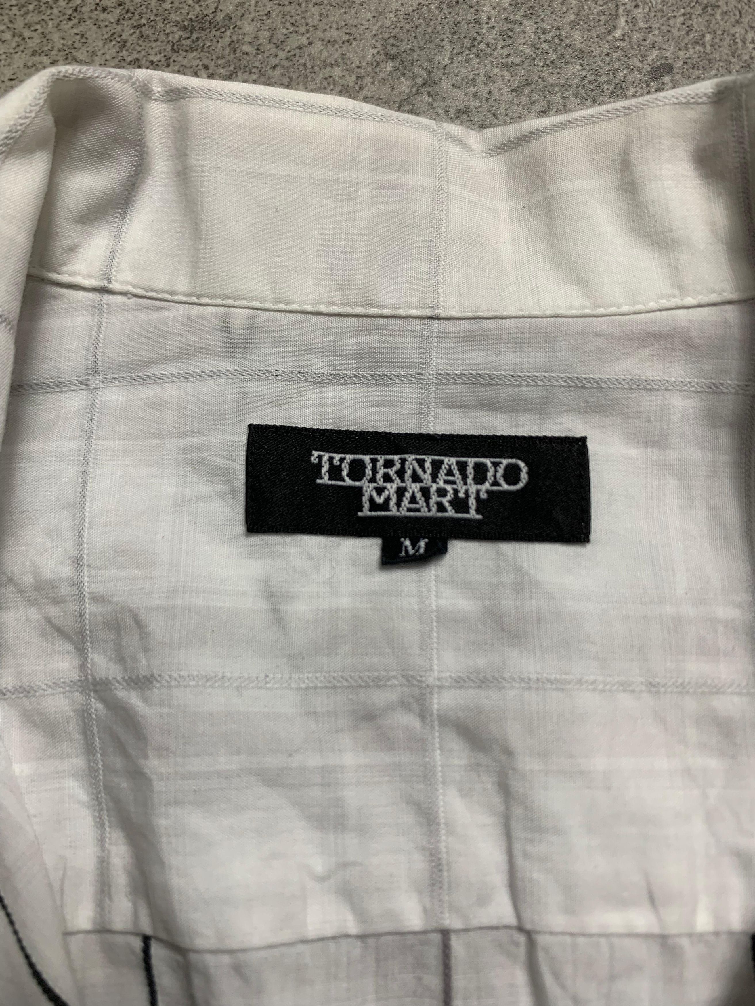 Tornado Mart Tornado Mart - Open Collar Slim Fit Button Up Shirt Size US S / EU 44-46 / 1 - 5 Thumbnail
