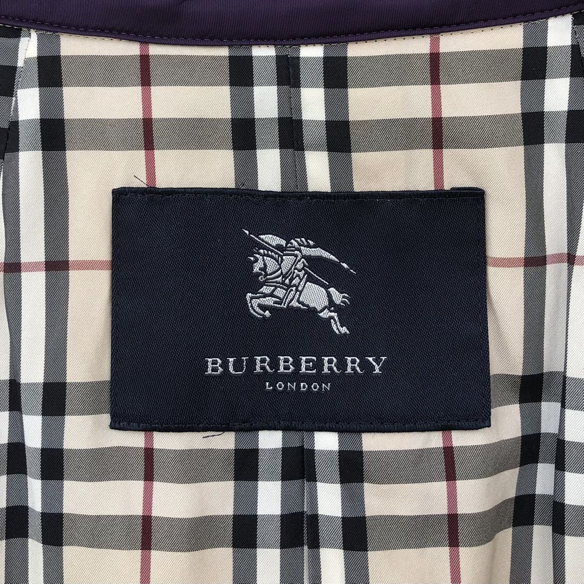 Burberry Burberry London Diamond Quilted Lined Novacheck Jacket Size M / US 6-8 / IT 42-44 - 22 Thumbnail