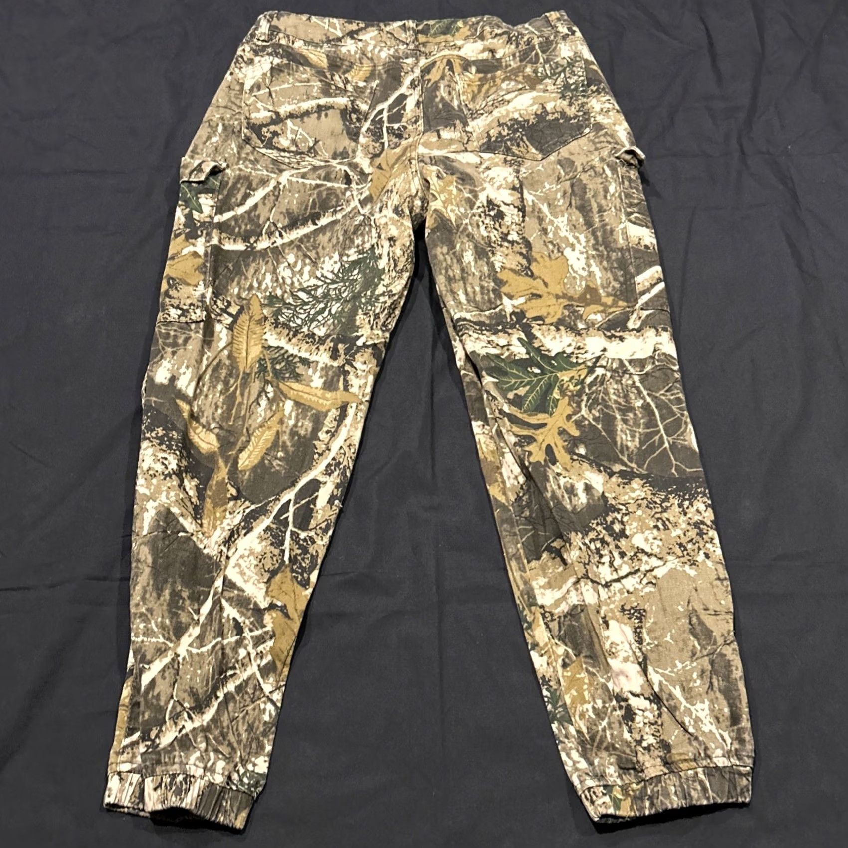Vintage Blue Savvy Camo Cargo Joggers Womens 13 B1 Stylish Size 34" / US 12 / IT 48 - 5 Thumbnail