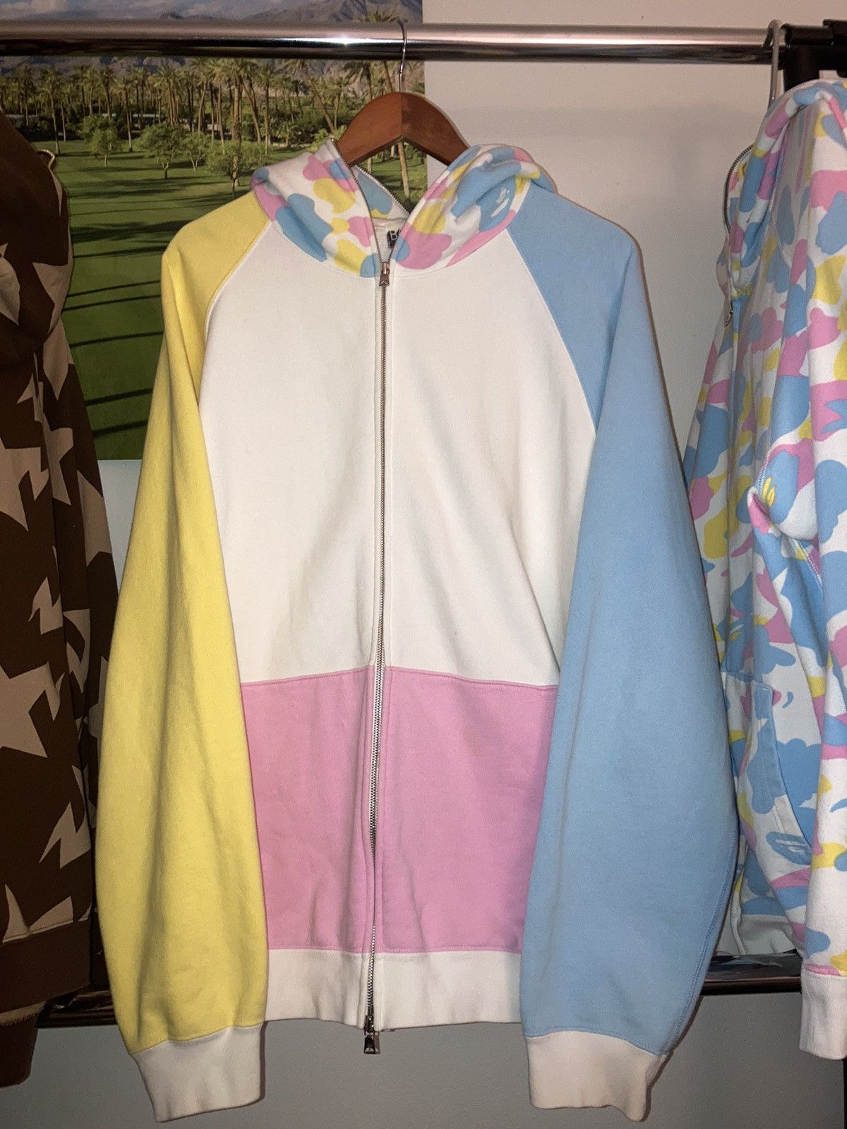 Bape × Nigo Cotton Candy Full Zip Hoodie Size US XL / EU 56 / 4 - 1 Thumbnail
