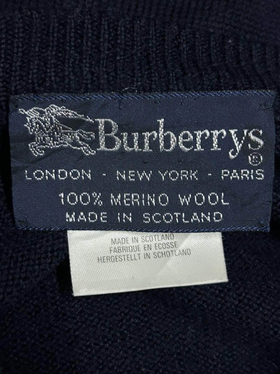 Burberry × Vintage Vintage Burberrys merino wool knitwear Size US L / EU 52-54 / 3 - 5 Thumbnail