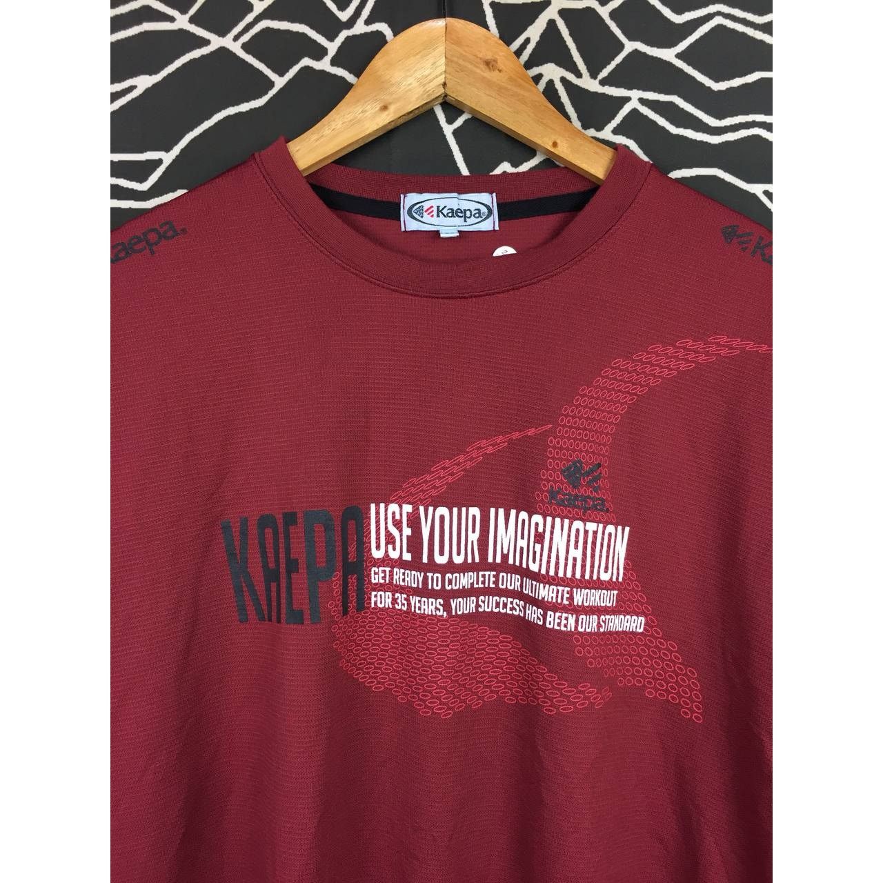 Vintage Kaepa Use Your Imagination Athleticwear Tee Size US XL / EU 56 / 4 - 3 Thumbnail