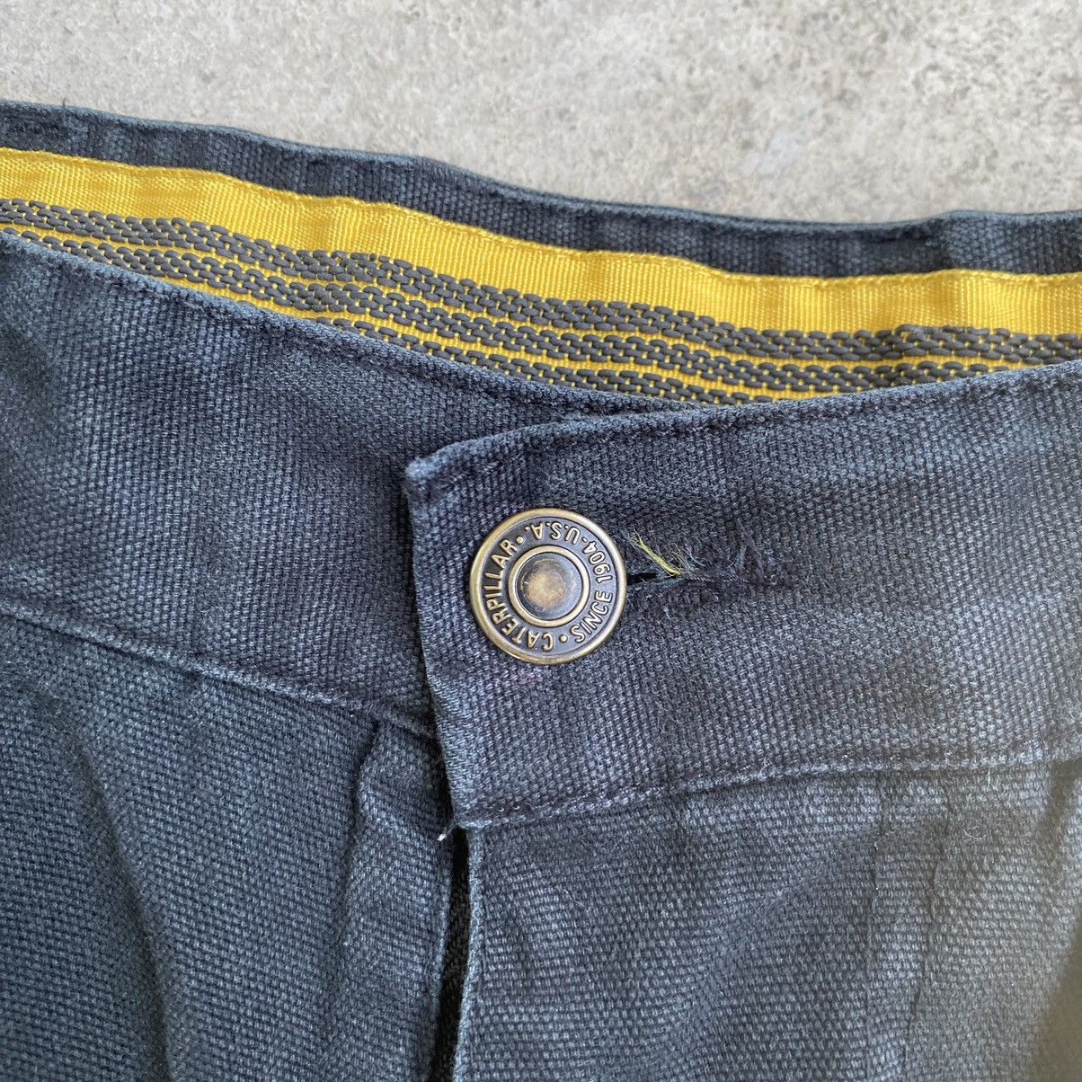 Thrashed Faded Vintage Caterpillar USA Workwear Cargo Pants