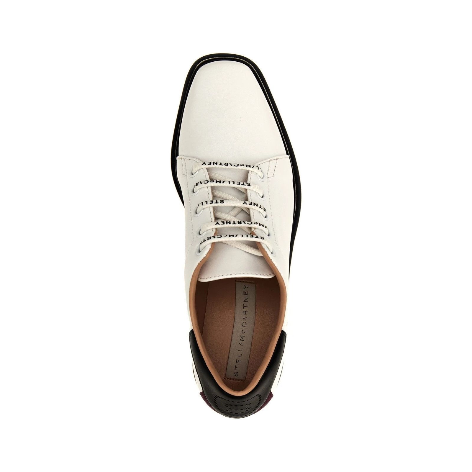 Stella McCartney STELLA MCCARTNEY Elyse White Leather Sneakers New & Authenti Size US 10 / IT 40 - 4 Thumbnail