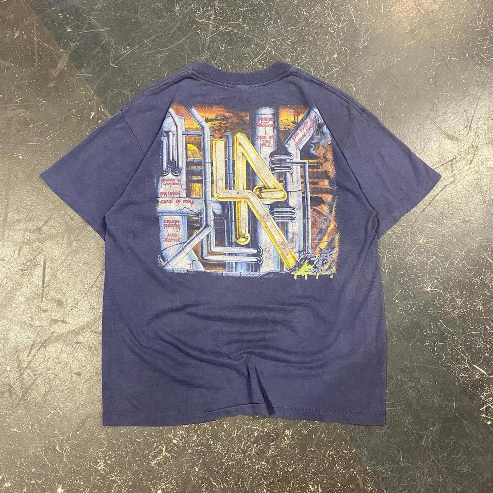 Band Tees 1989 Laaz Rocket Thrash Metal Band Tee Size US L / EU 52-54 / 3 - 7 Thumbnail