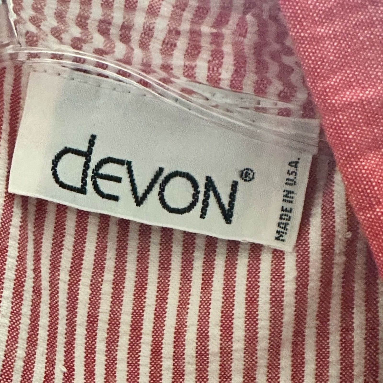 Other Vintage Summer Pants Suit By Devon In Pink Rouge Size 32" / US 10 / IT 46 - 6 Thumbnail