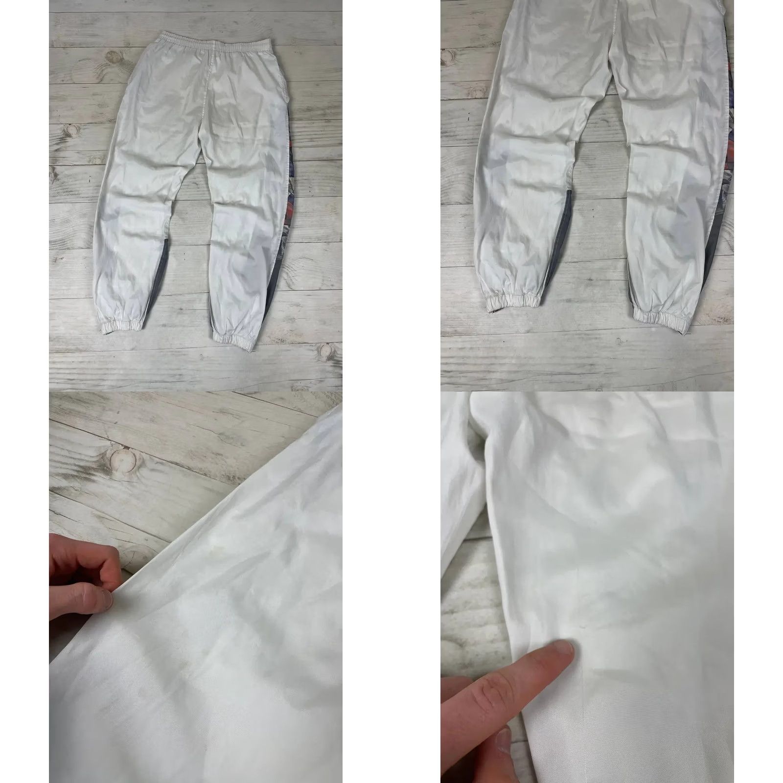 Diesel VINTAGE Diesel Tracksuit Tracksuit Jacket Pants 90s Nylon White Size S Mens Size 36R - 10 Thumbnail