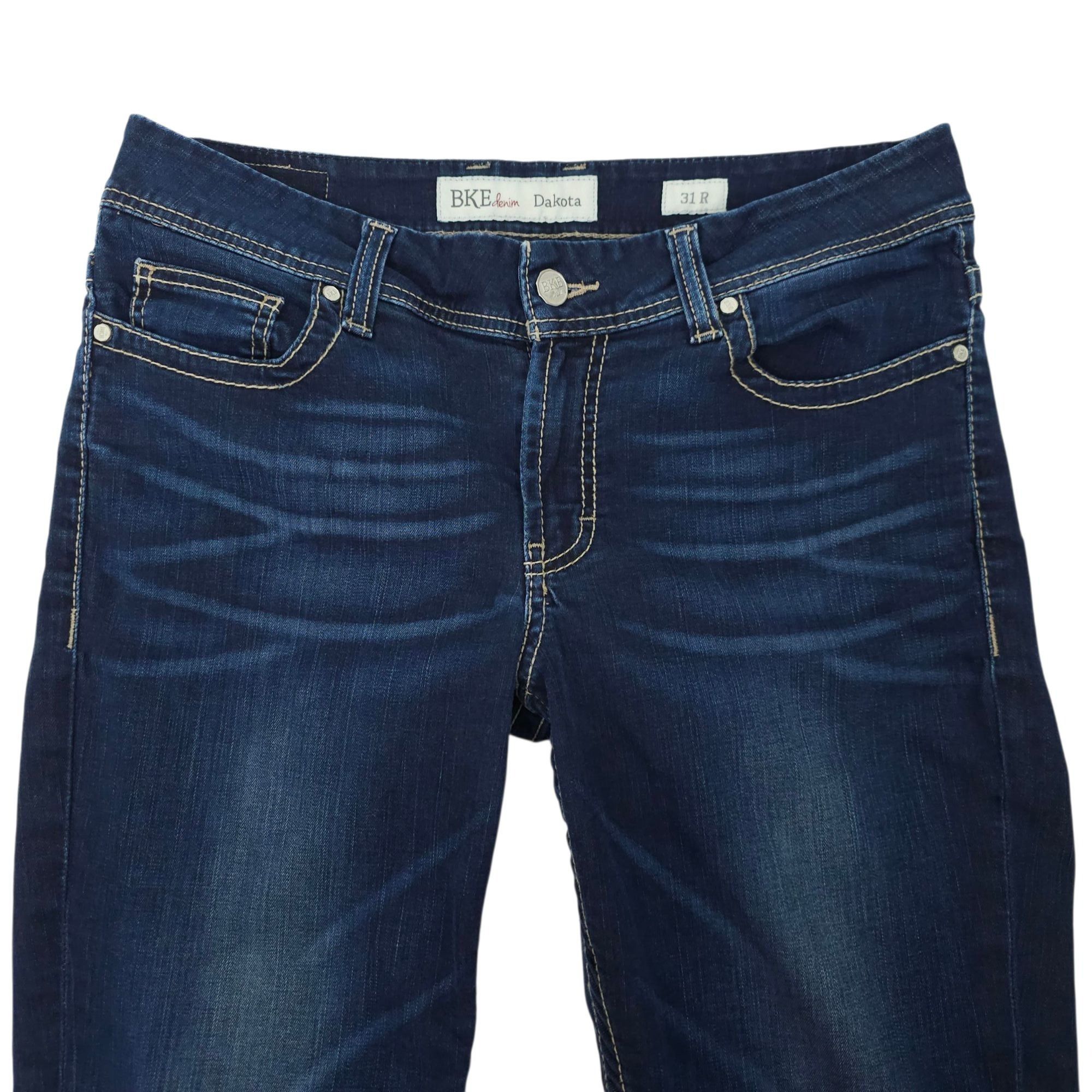BKE BKE Dakota Boot Cut Jeans Womens Size 31 Mid Rise Dark Wash Size 31" - 9 Thumbnail