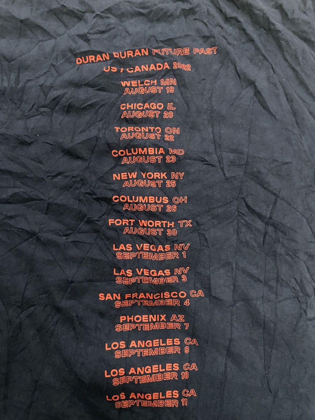 Band Tees DURAN DURAN LINE UP MEMBERS ROCK BAND TOUR TSHIRT Size US XL / EU 56 / 4 - 4 Thumbnail