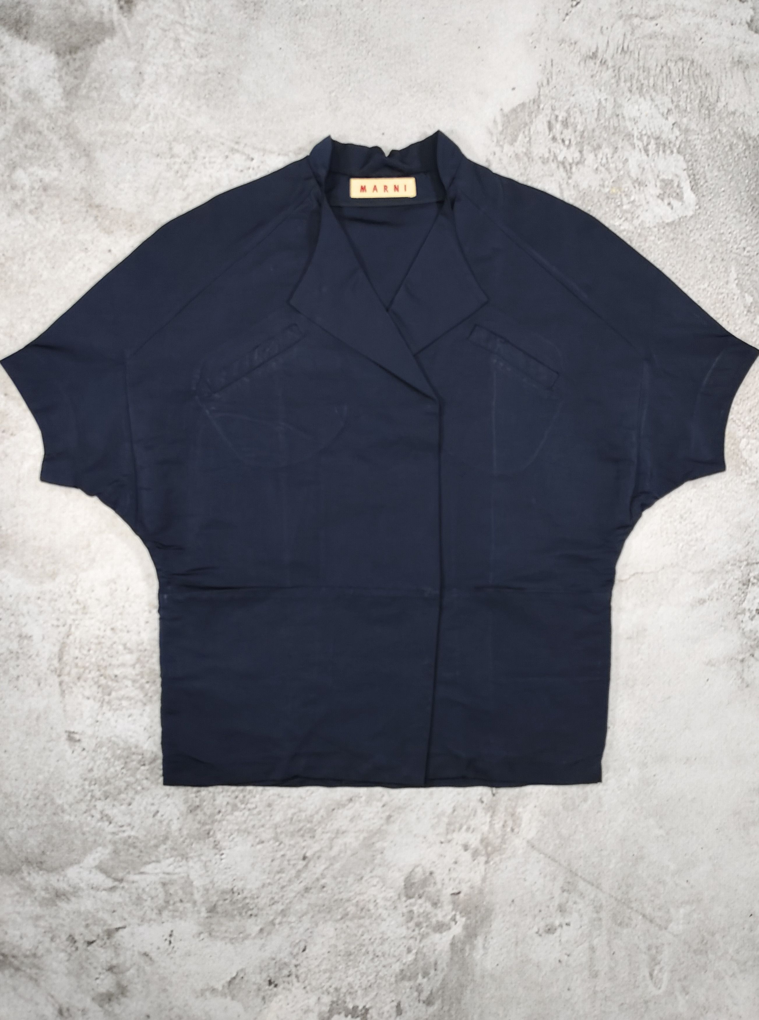 Marni MARNI-Architectural Tailoring Oversized Dolman Sleeve Jacket Size M / US 6-8 / IT 42-44 - 6 Thumbnail