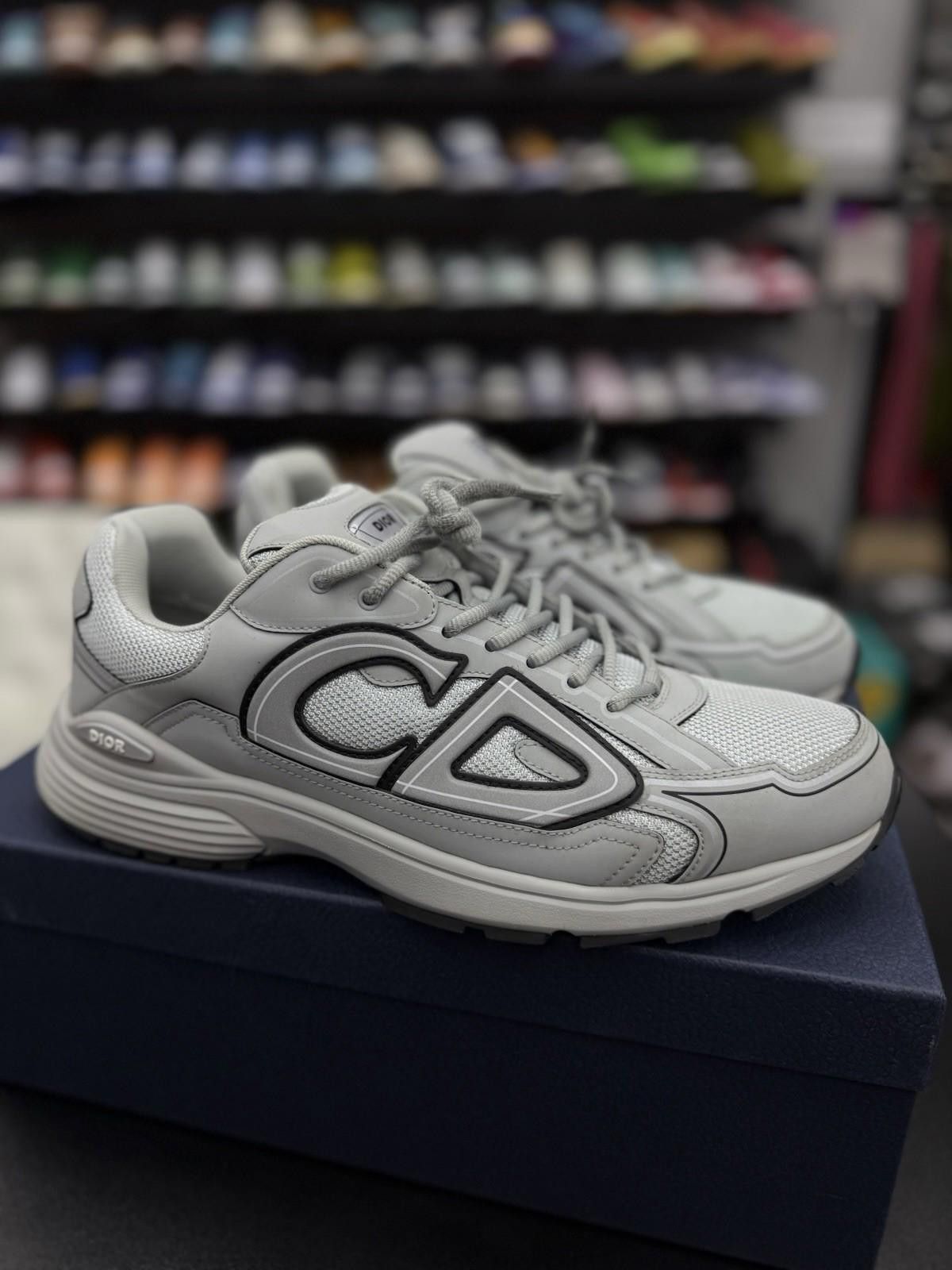 Dior Size 46EU / 13US - Dior B30 Grey Sneakers Retail $1200 Size US 13 / EU 46 - 2 Thumbnail