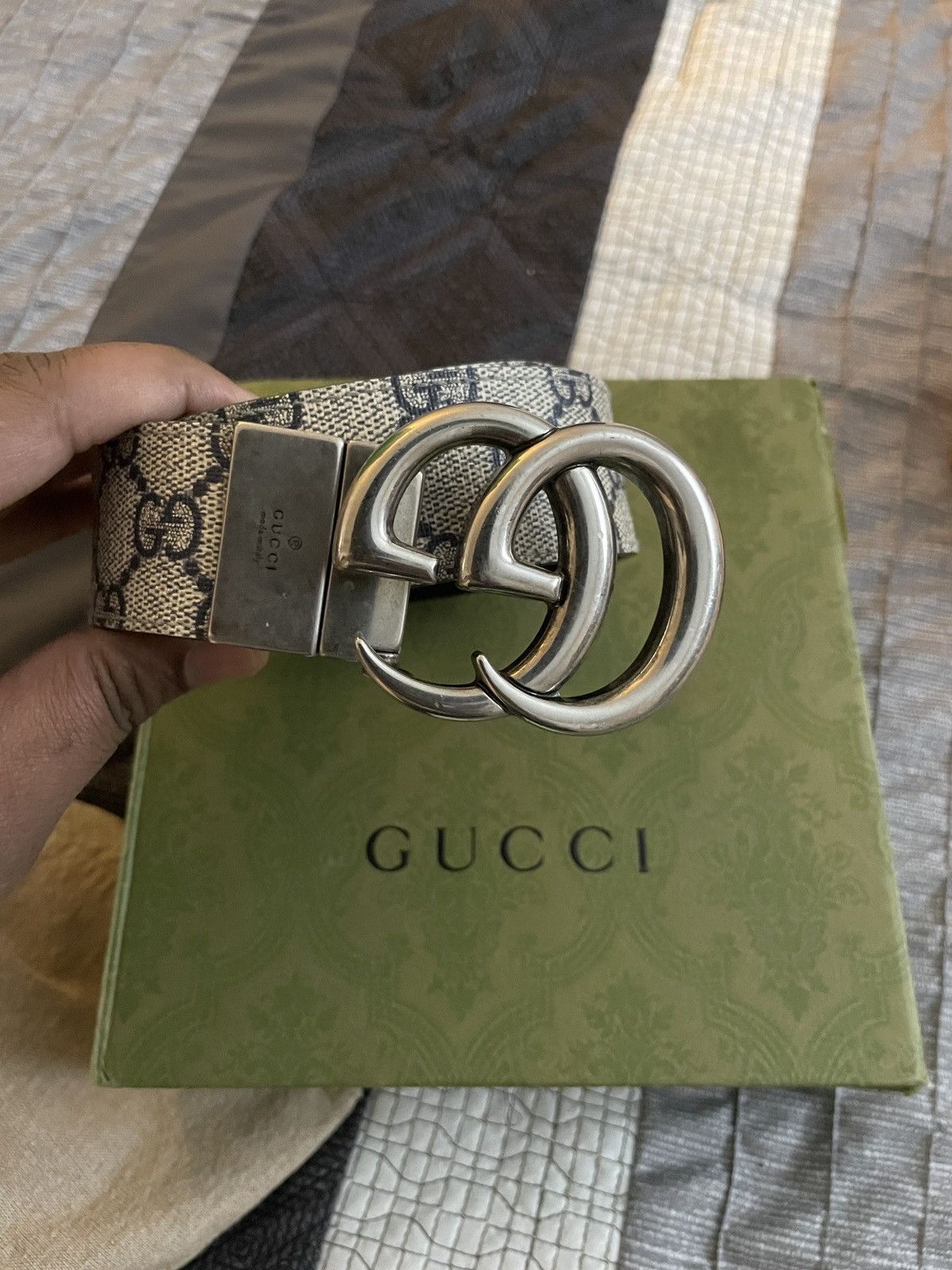 Gucci Supreme Gucci Belt reversible Size 32 - 2 Thumbnail