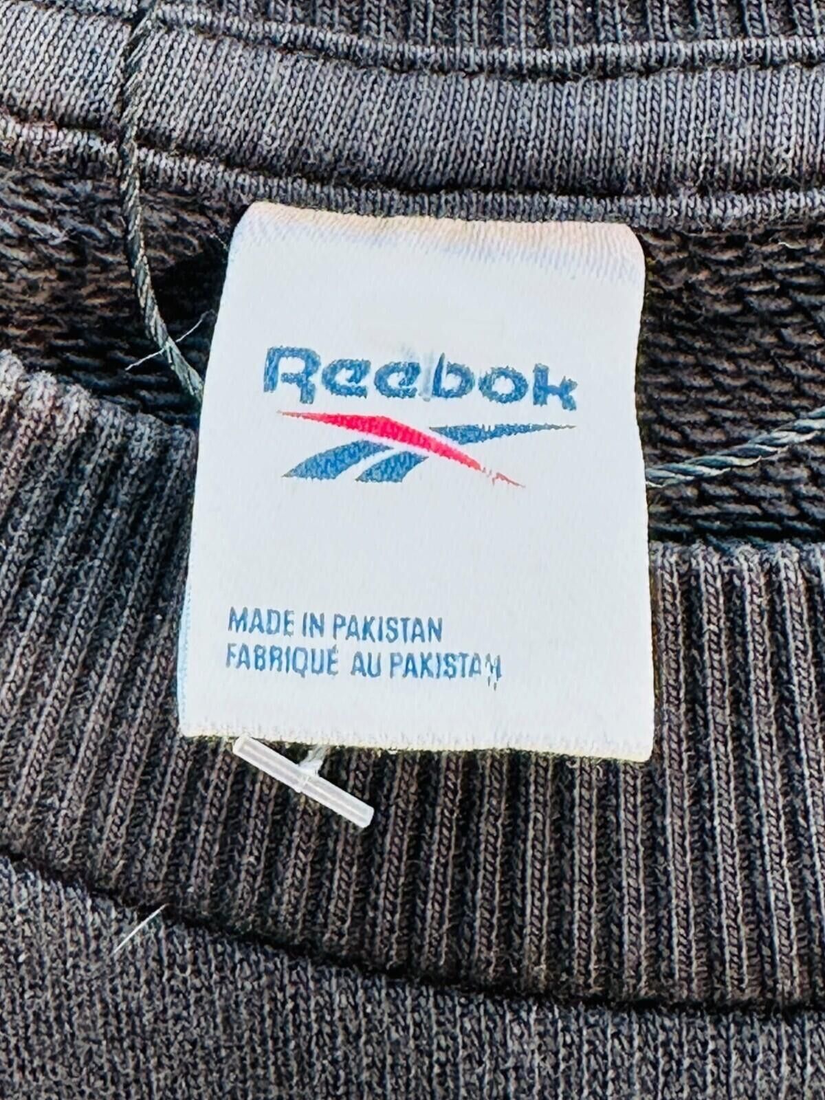 Reebok Reebok Jumper Men's UK Size XL Black Graphic Print Size US XL / EU 56 / 4 - 10 Thumbnail