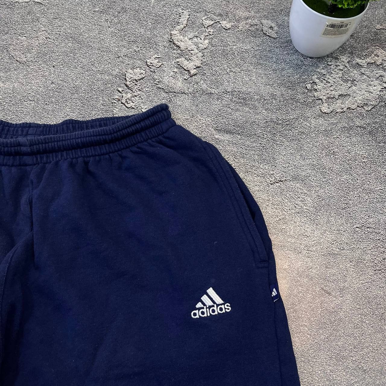 Adidas Vintage 90s Adidas Fleece Baggy Sweatpants Jogger Mens Sz L Size US 33 - 14 Thumbnail