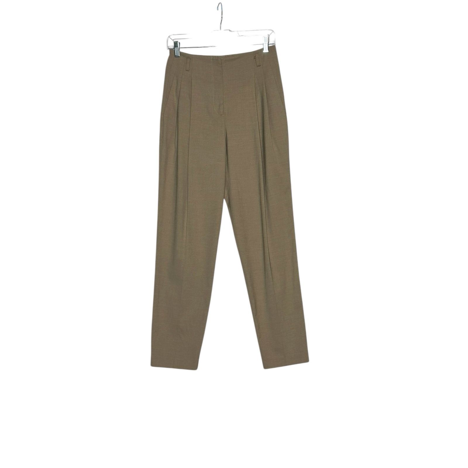 Zara Zara beige high waist pleated pants size Small Size 30" / US 8 / IT 44 - 10 Thumbnail
