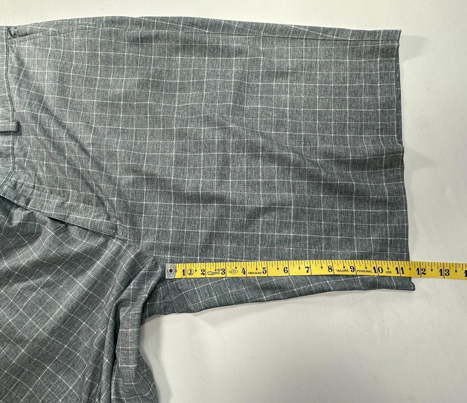 Nike Nike Golf Flat Front Dri-Fit Check Chino Shorts Gray Mens 40 Size US 40 / EU 56 - 5 Thumbnail