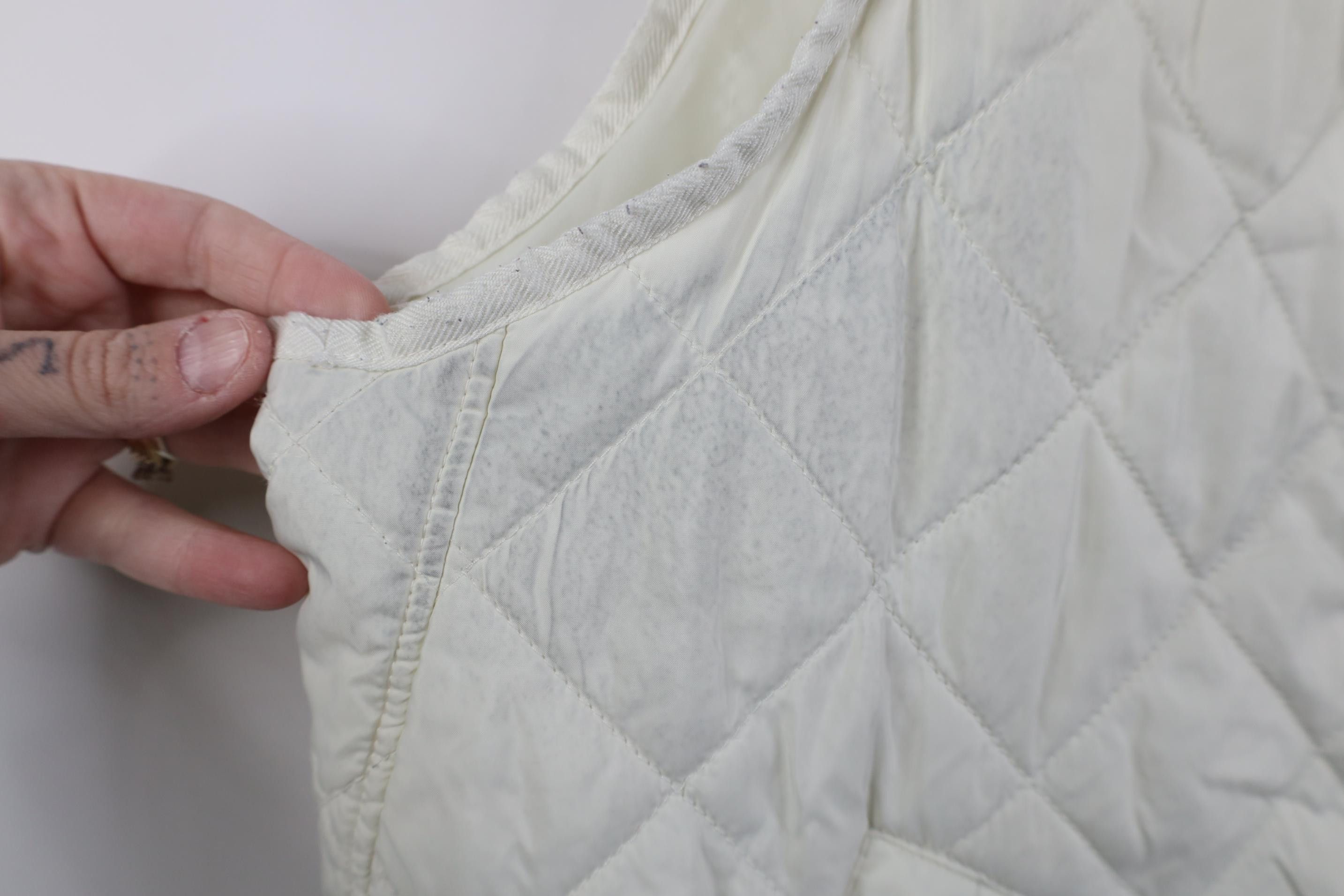 Polo Ralph Lauren Vintage Ralph Lauren Quilted Full Zip Vest Jacket Cream Size XL / US 12-14 / IT 48-50 - 8 Thumbnail