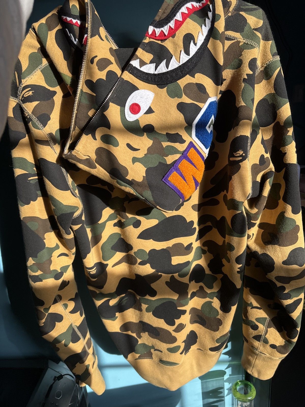 Bape 1st Camo Shark Full Zip Hoodie Size US L / EU 52-54 / 3 - 14 Thumbnail