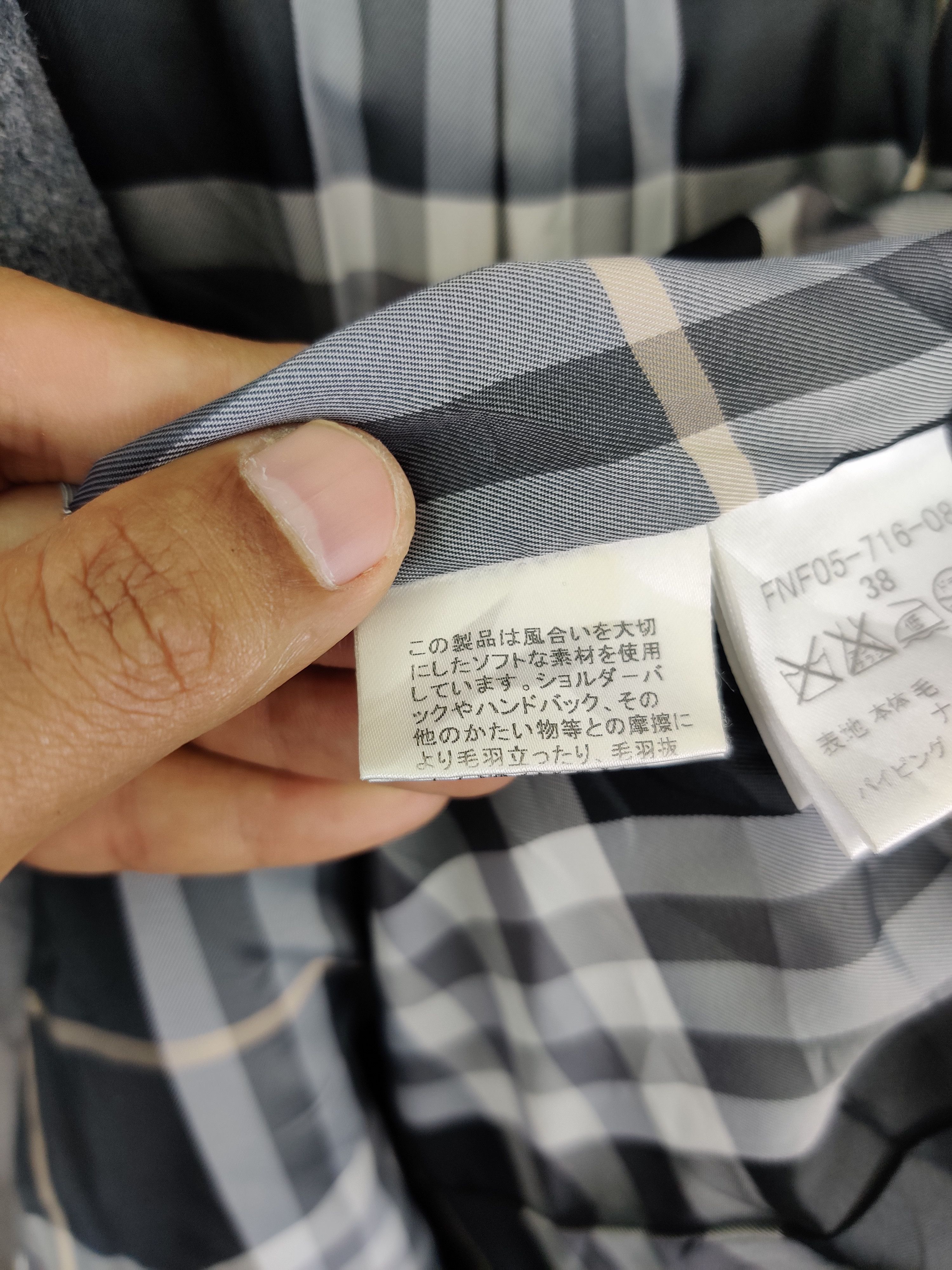 Burberry Burberry London Blue Label Brit Single Breasted Wool Coat Size S / US 4 / IT 40 - 15 Thumbnail