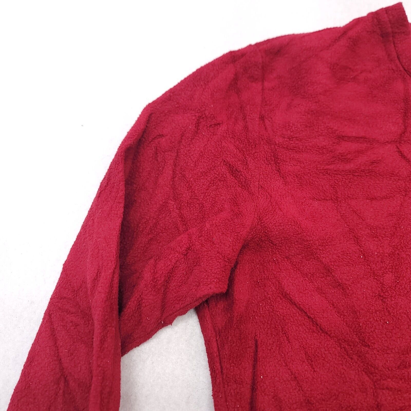 Gap Gap Long Sleeve Sleepwear Pajama Top Womens Size Medium Red Size ONE SIZE - 4 Thumbnail