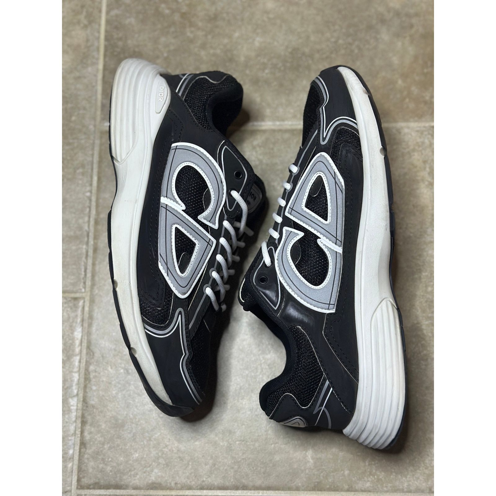 Dior Size 11 - Dior B30 Black Grey Sneakers Size US 11 / EU 44 - 2 Thumbnail