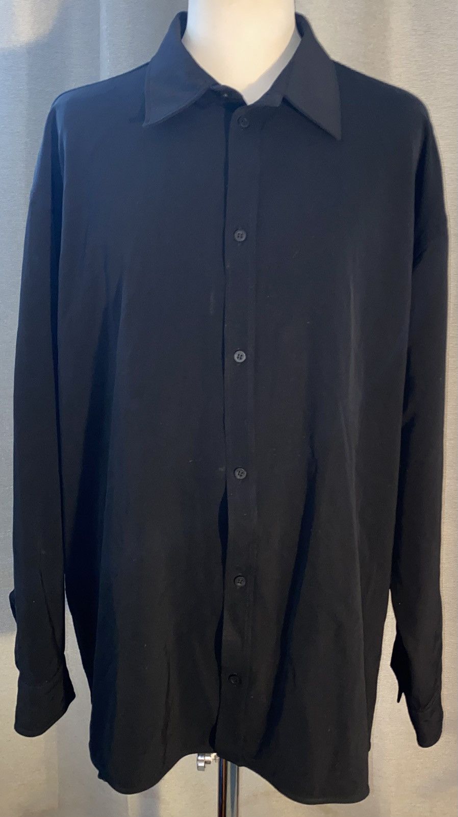 Balenciaga Balenciaga - Button Up Shirt - Black - Size 42 Size M / US 6-8 / IT 42-44 - 1 Thumbnail