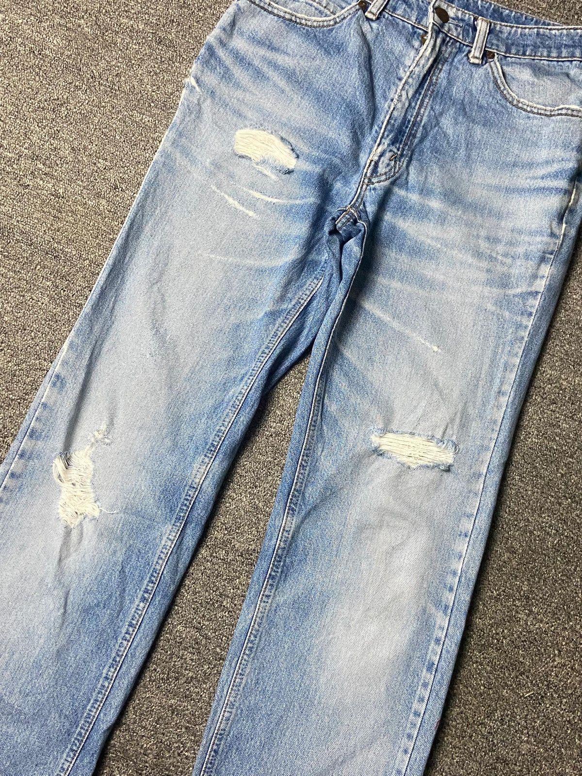Big John BIG JOHN Distressed Denim Ripped Jeans (138) Size US 29 - 9 Thumbnail