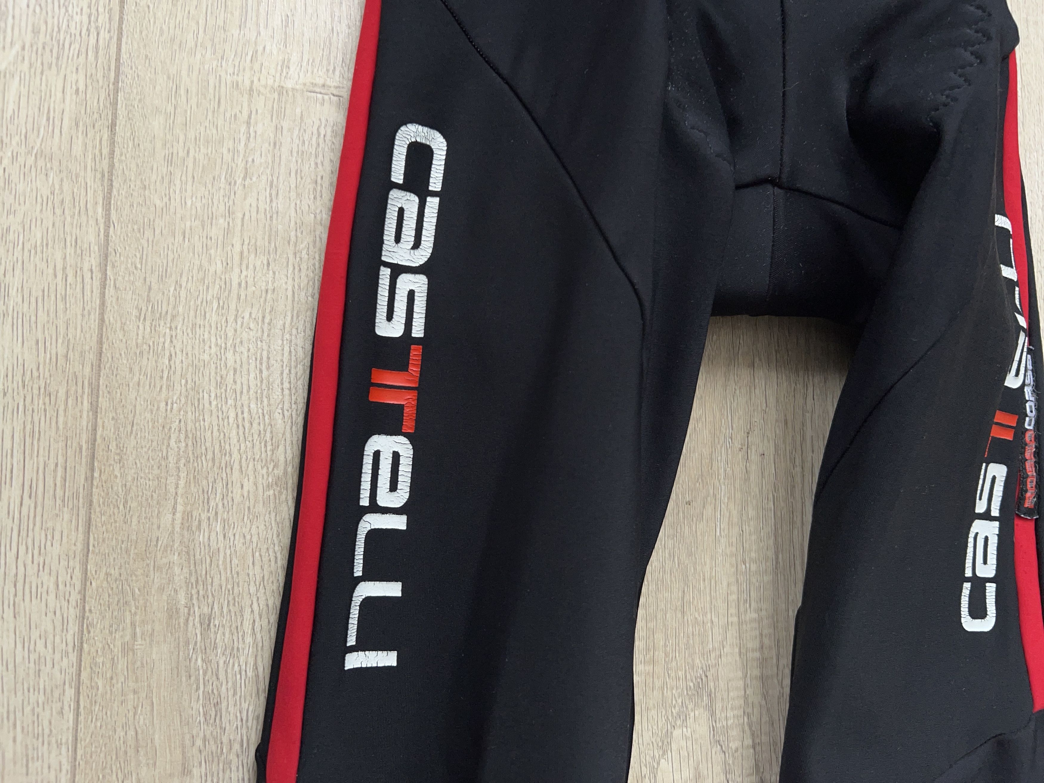 Other Castelli Rosso Corsa Bib Shorts Black With Straps Cycling Size US 38 / EU 54 - 4 Thumbnail