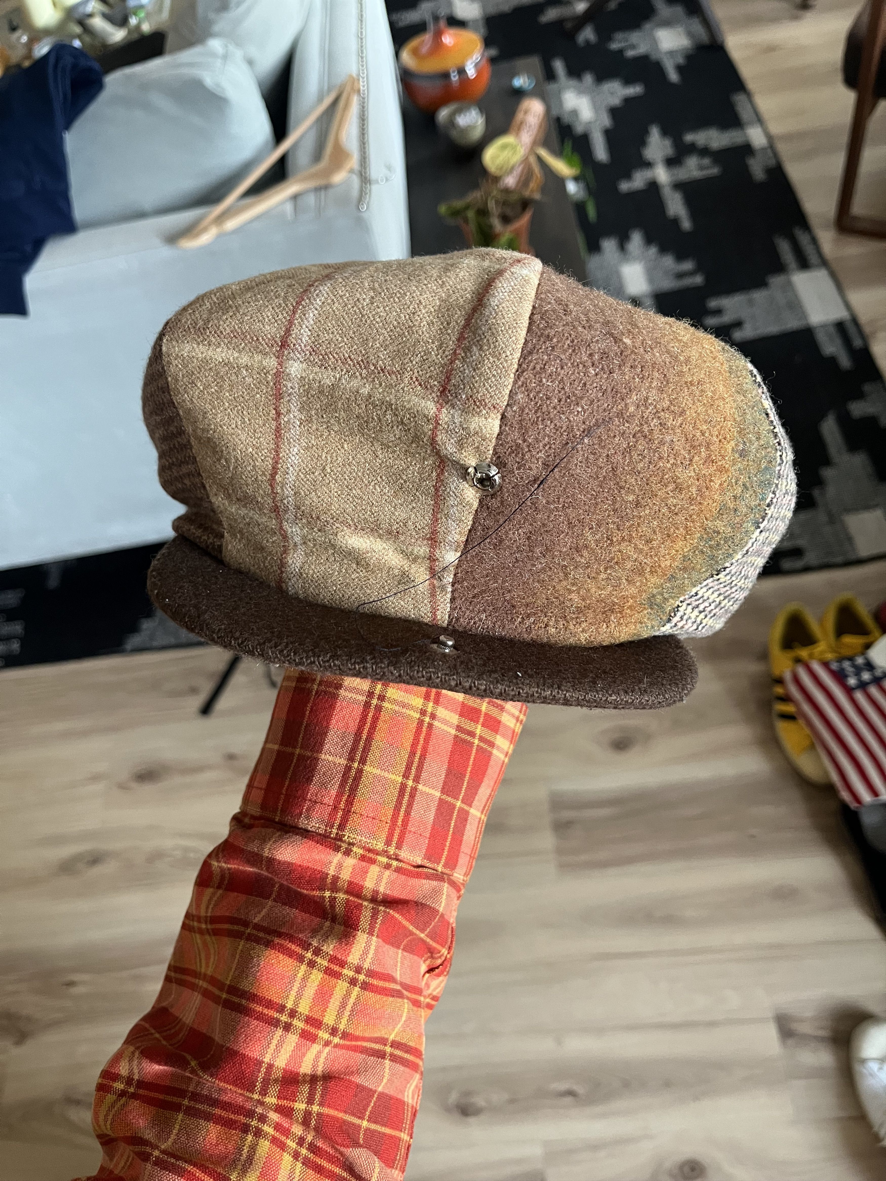 Other Dobbs Patchwork Apple Cap Sz XL Size 42 - 3 Thumbnail