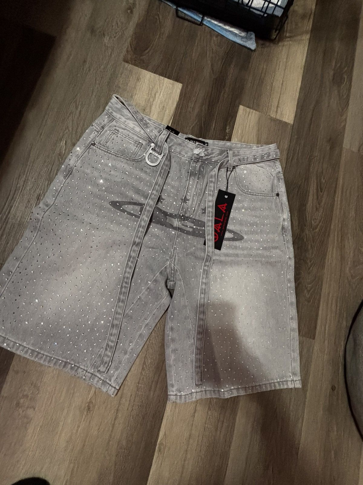 Other Royalty DFW gala crystal jorts Size US 38 / EU 54 - 1 Thumbnail