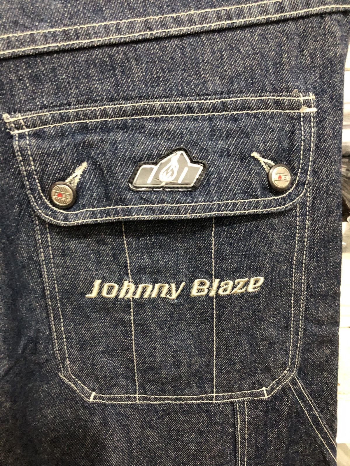 Japanese Brand Vintage Johnny Blaze Baggy Pants Size US 30 / EU 46 - 5 Thumbnail