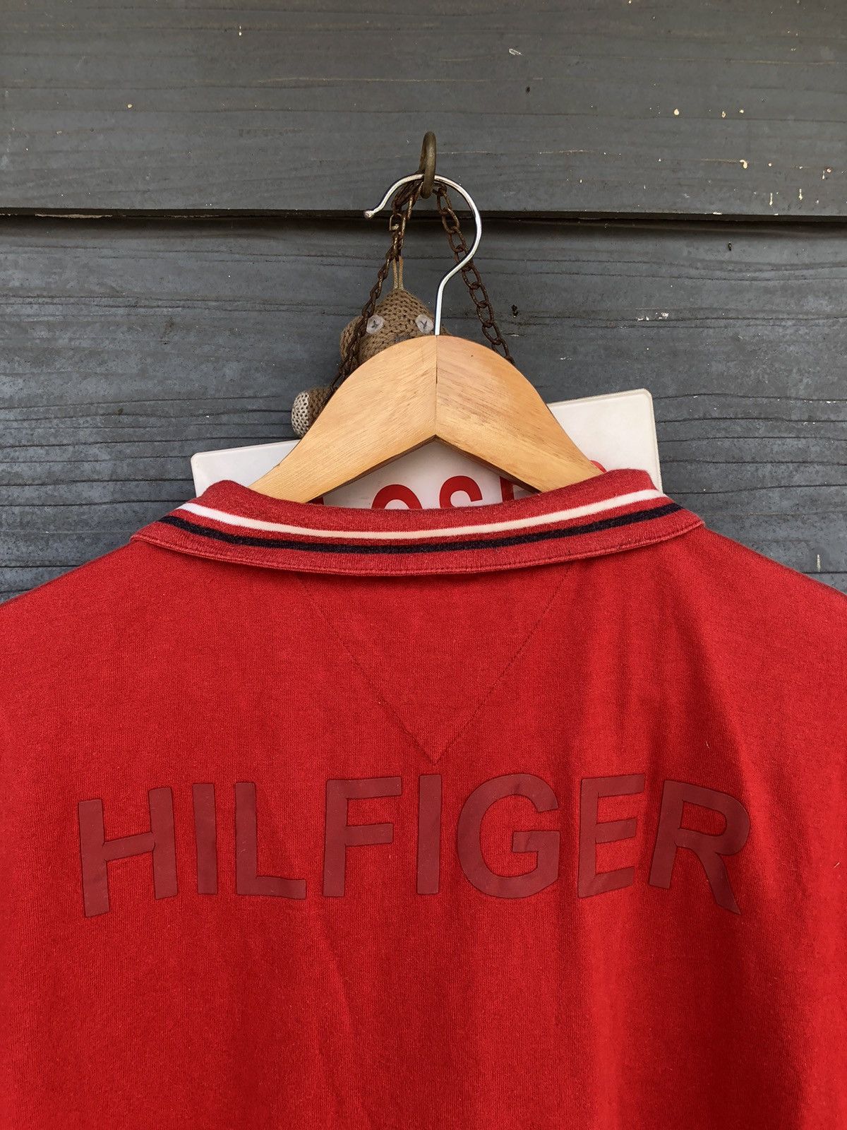 Tommy Hilfiger × Vintage Vintage Tommy Hilfiger USA 1/4 Zipper Polo Tee Size US L / EU 52-54 / 3 - 12 Thumbnail