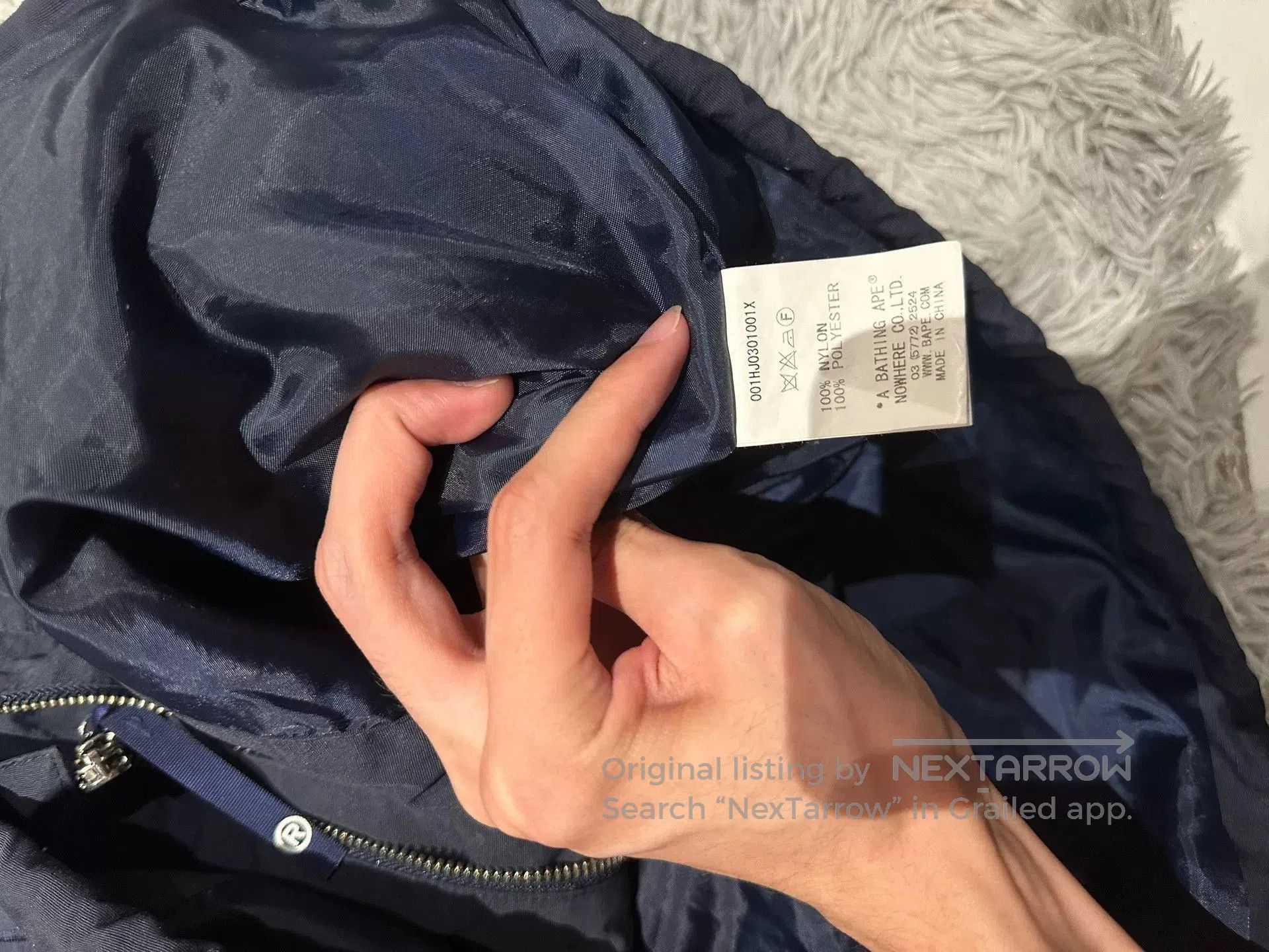 Bape Bape Shark Windproof Jacket XL Blue. Size US XL / EU 56 / 4 - 4 Thumbnail