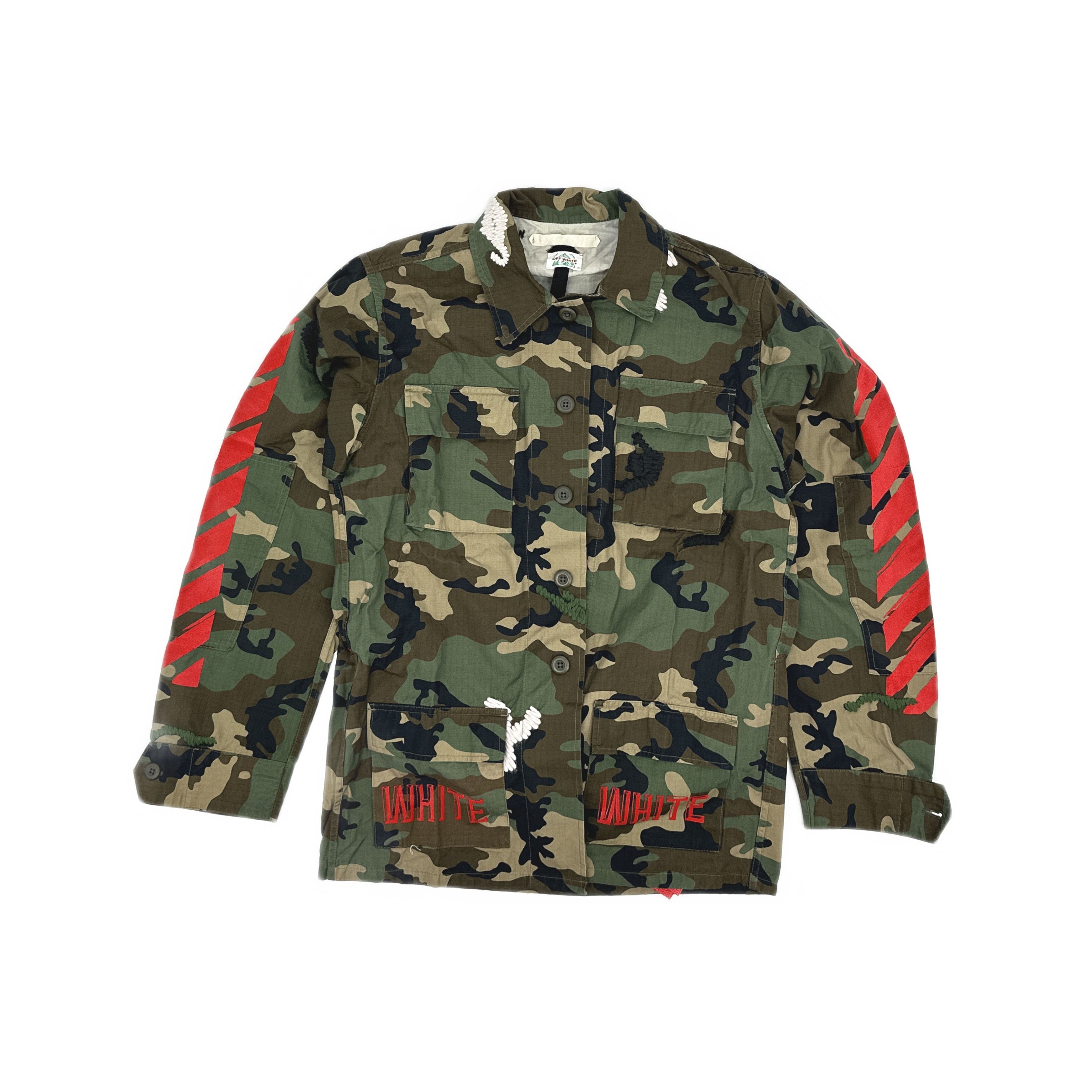 Off-White Off-White Camo Shirt Jacket Size XS Size US XS / EU 42 / 0 - 1 Thumbnail