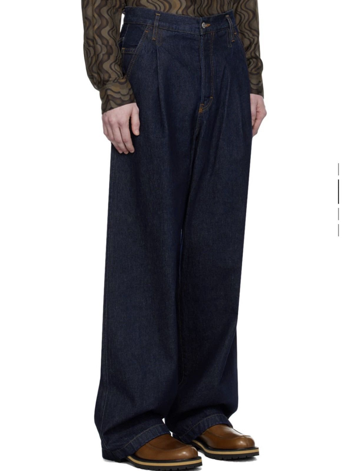 Dries Van Noten Dries van noten high waist Pleated denim Jeans pants Size US 29 - 11 Thumbnail