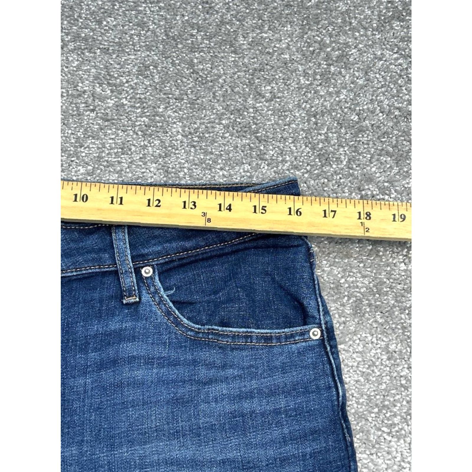Levi's Levi's 721 Skinny Jeans Womens High Rise Blue Denim Cotton Stretch 32x29 Size 24" / US 00 / IT 34 - 3 Thumbnail