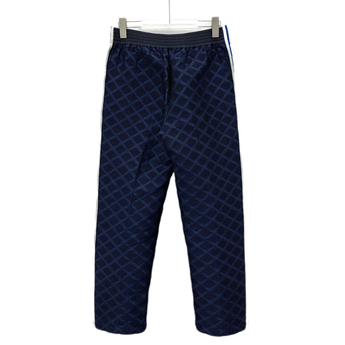 Chanel Chanel Dark Blue Diamond Check Casual Pants K26WX Size 26" / US 2 / IT 38 - 2 Thumbnail