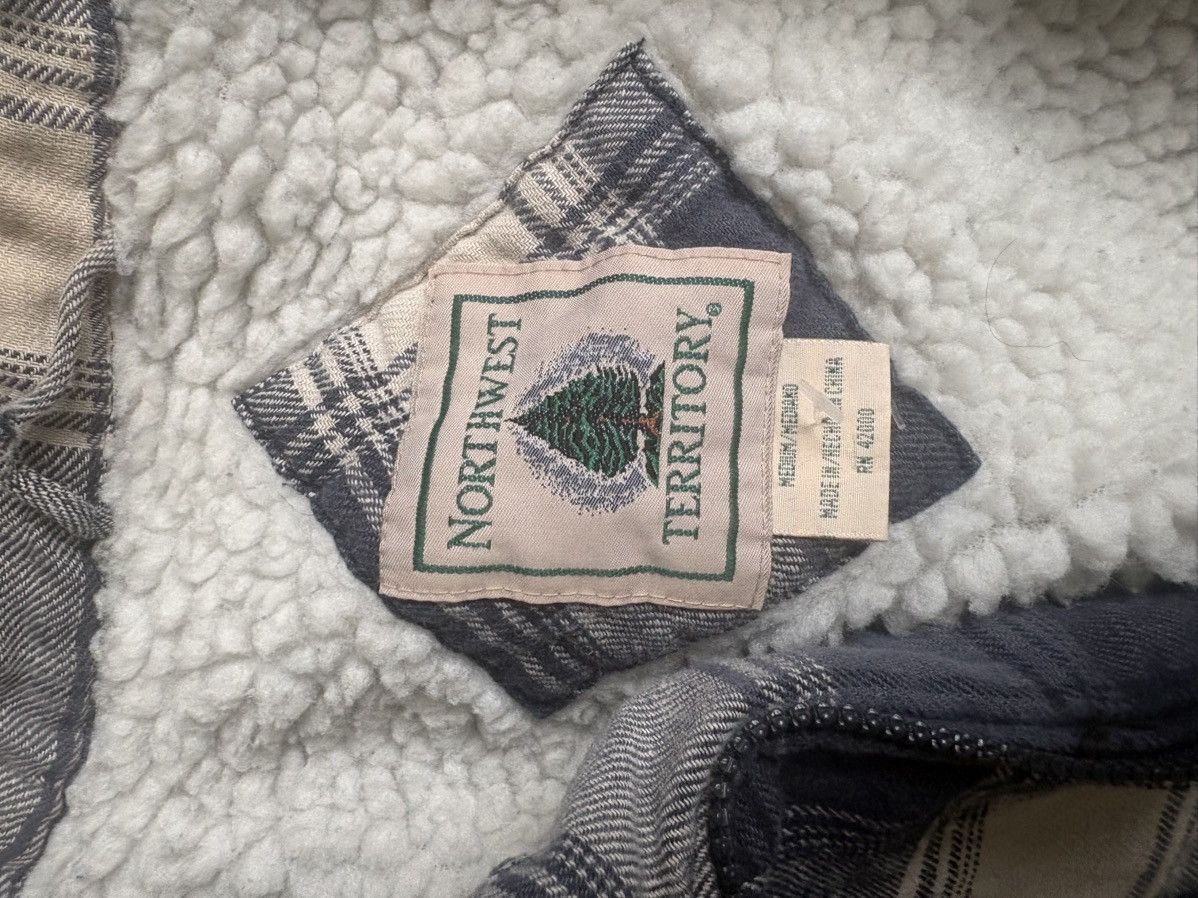 Northwest Territory Heavy wool plaid sherpa jacket Size US L / EU 52-54 / 3 - 3 Thumbnail