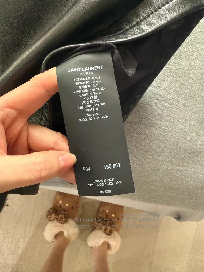 Saint Laurent Paris Saint Laurent Paris size F34 Black Leather Shorts Size 25" / US 0 / IT 36 - 4 Thumbnail