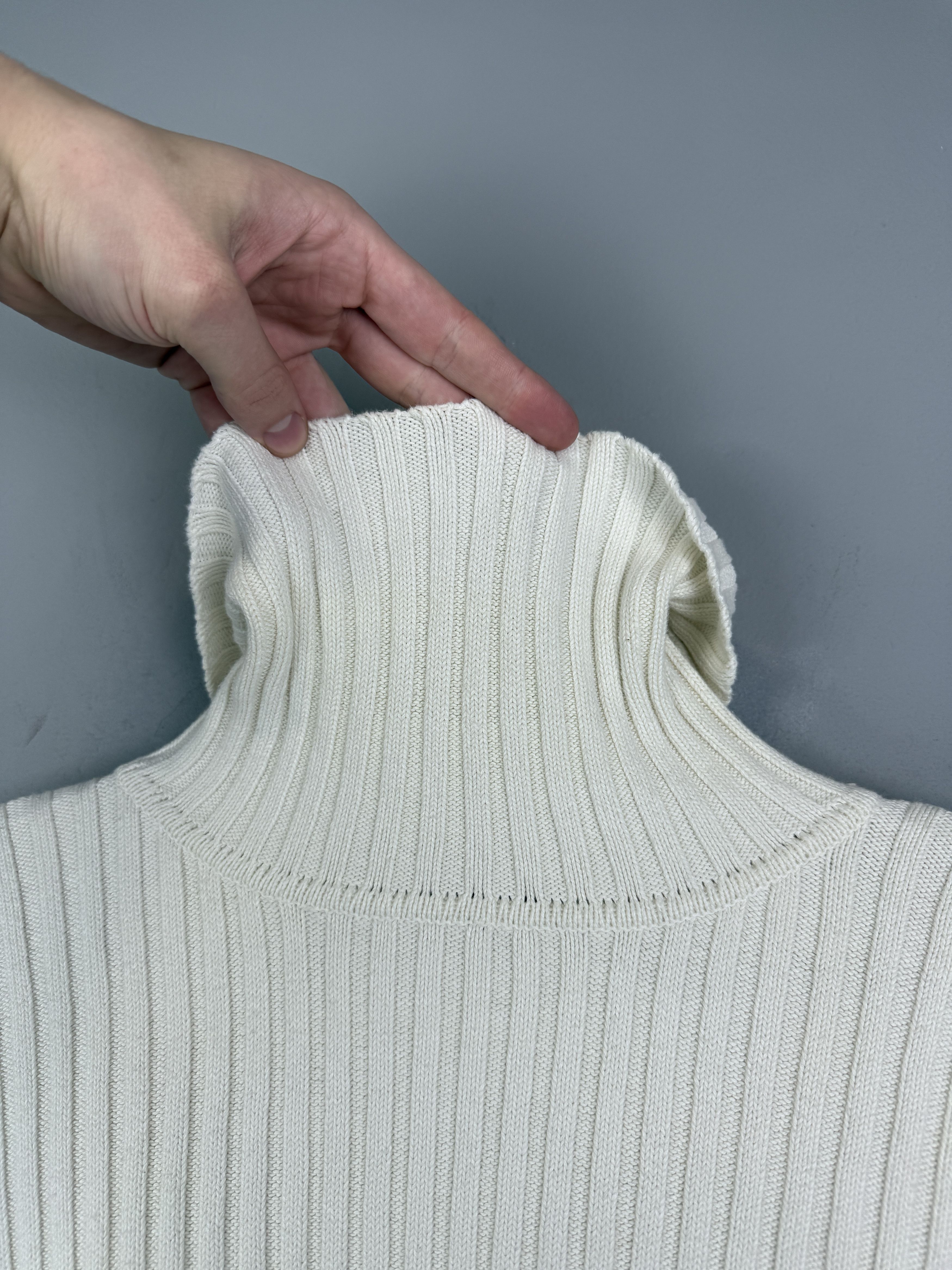 Designer × Tommy Hilfiger × Vintage Tommy Hilfiger Vintage Knit Sweater High Neck Oldmoney Size US L / EU 52-54 / 3 - 7 Thumbnail
