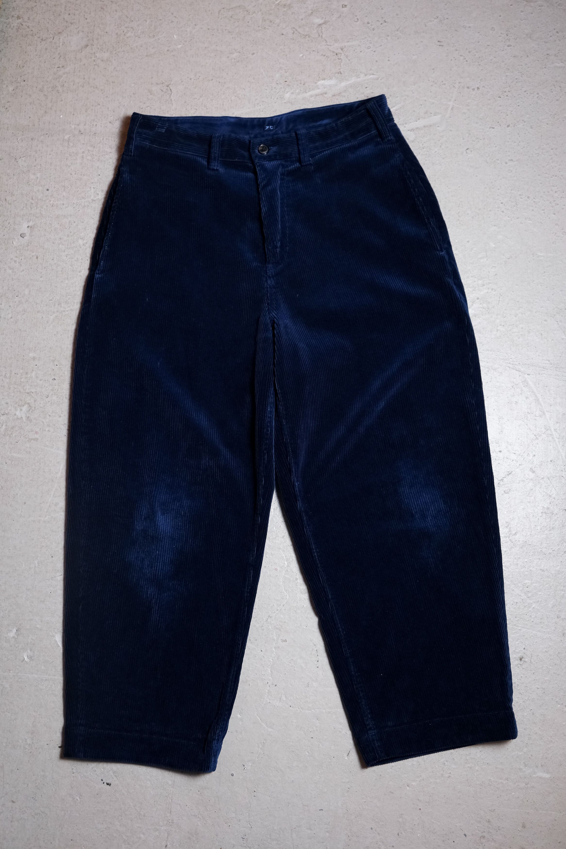 image of Porter Classic - Corduroy Pants - Blue, Men's (Size 33)