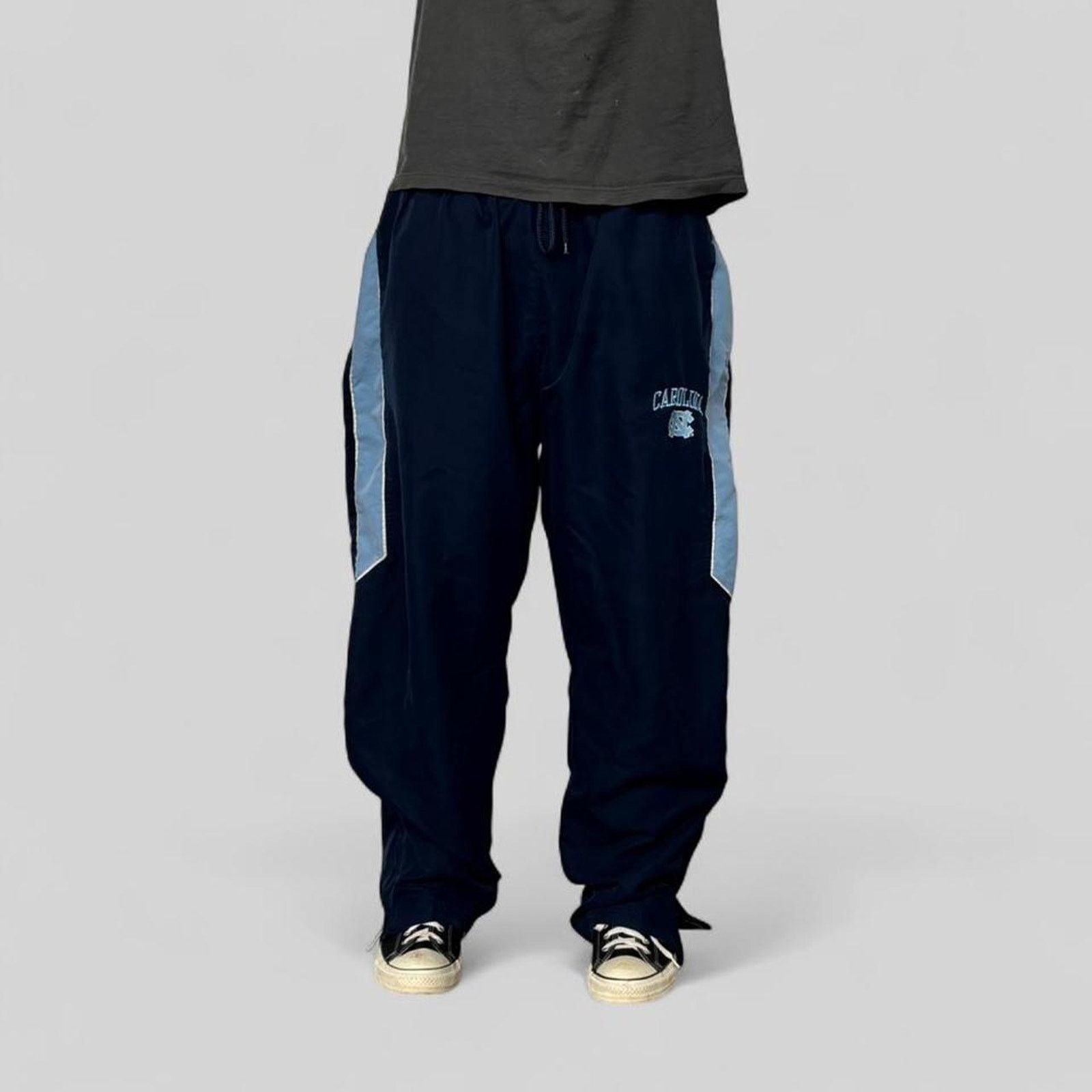 NCAA 90s University of North Carolina Baggy Track Pants Size US 38 / EU 54 - 1 Thumbnail