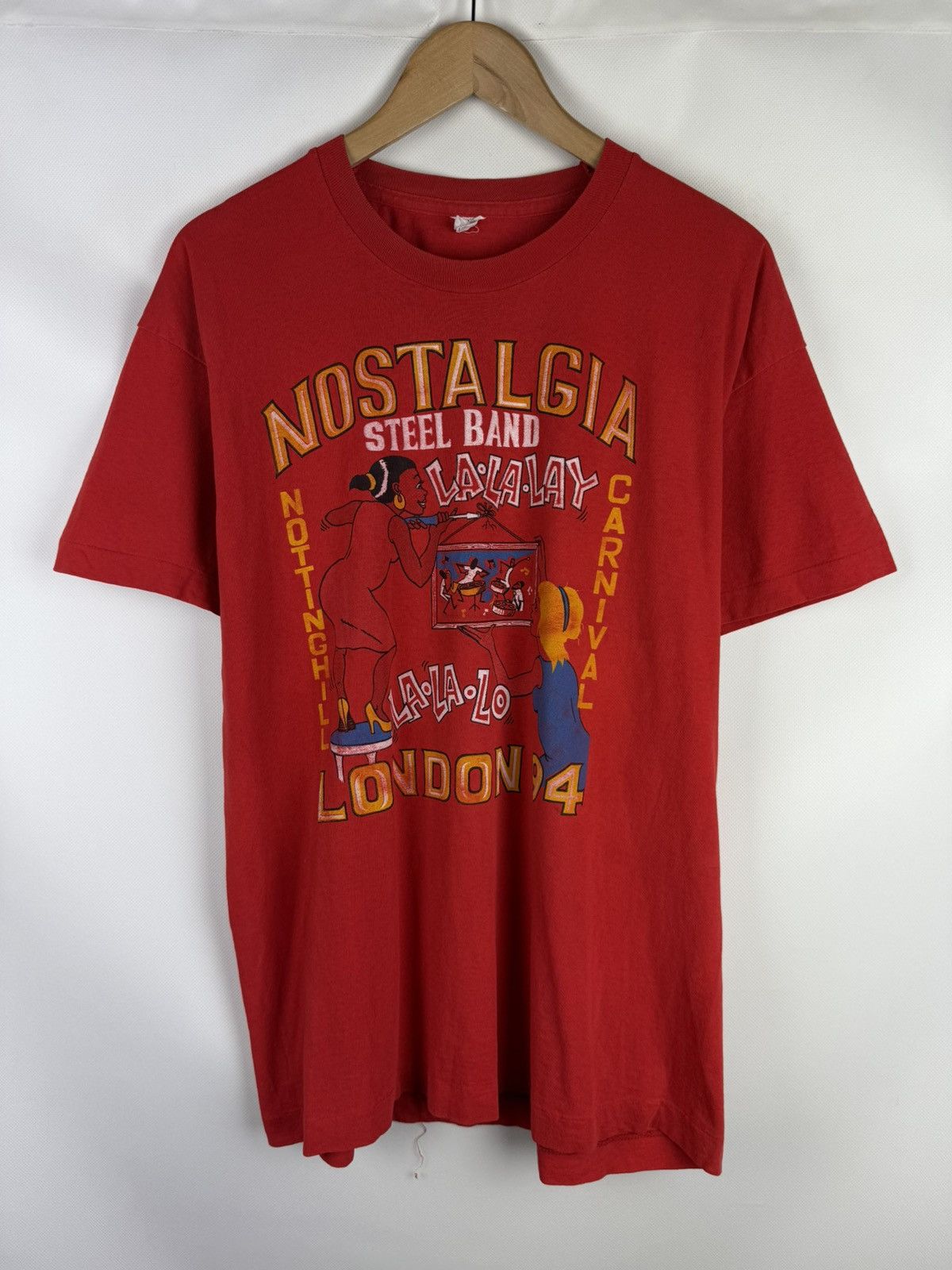 Vintage Nostalgia Steel Band Vintage London 94 T Shirt Tee Size ~ XL Size US XL / EU 56 / 4 - 1 Thumbnail