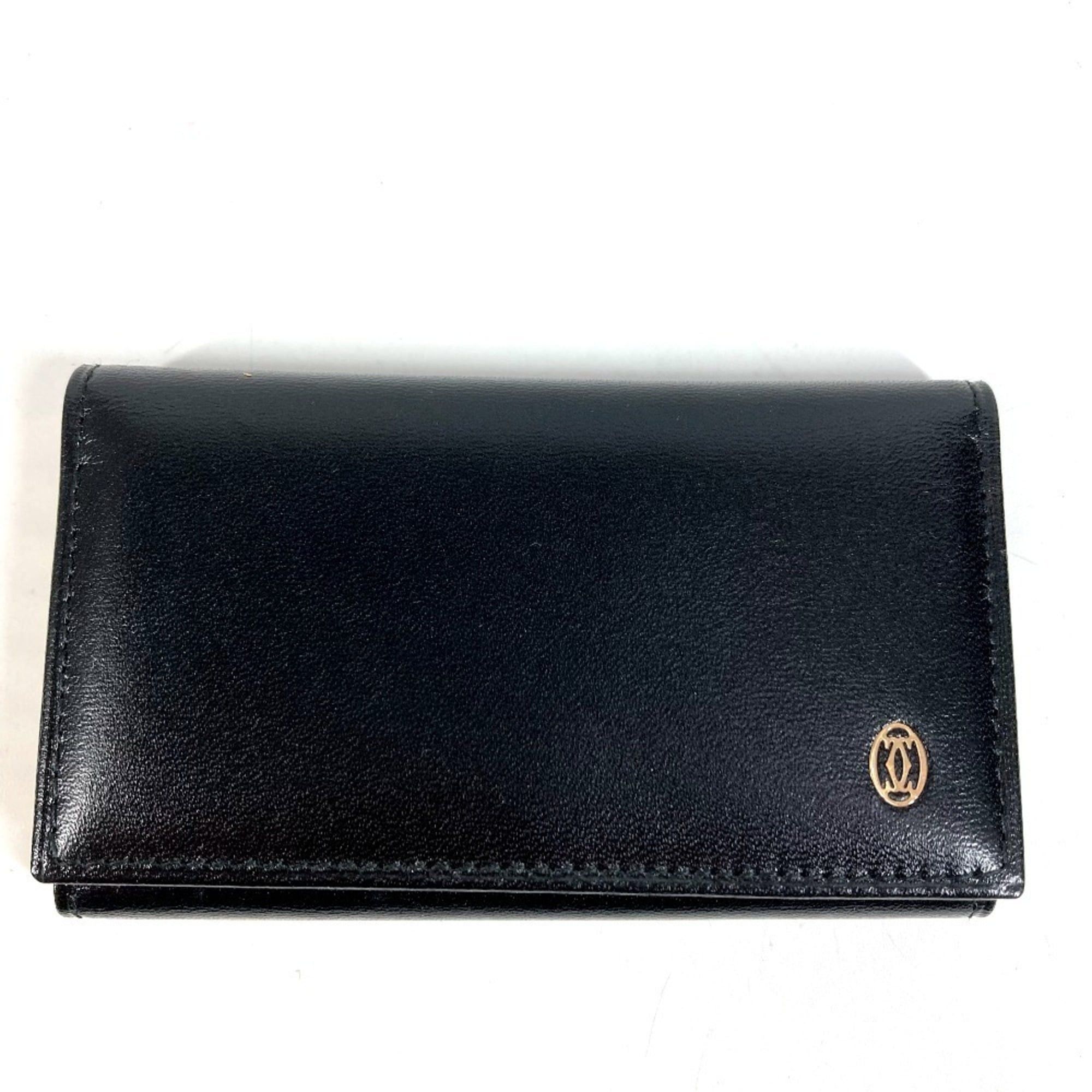 Cartier Cartier Pasha Logo 6-Key Case, Leather, Black, for Men and Women Size ONE SIZE - 1 Thumbnail