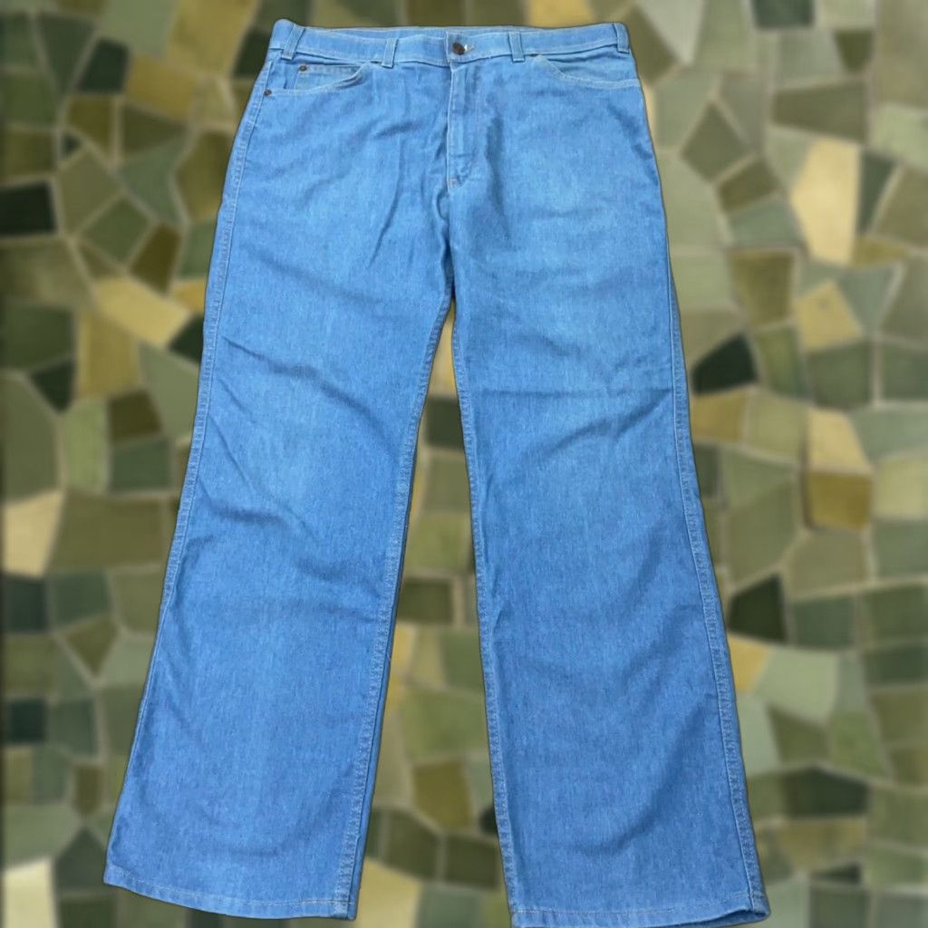 Levi's VINTAGE Levi's Jeans 38x31 Mens Blue 80s Western Denim 5-Pocket Relaxed Straight Made in USA Clothing Mens Size US 36 / EU 52 - 1 Thumbnail