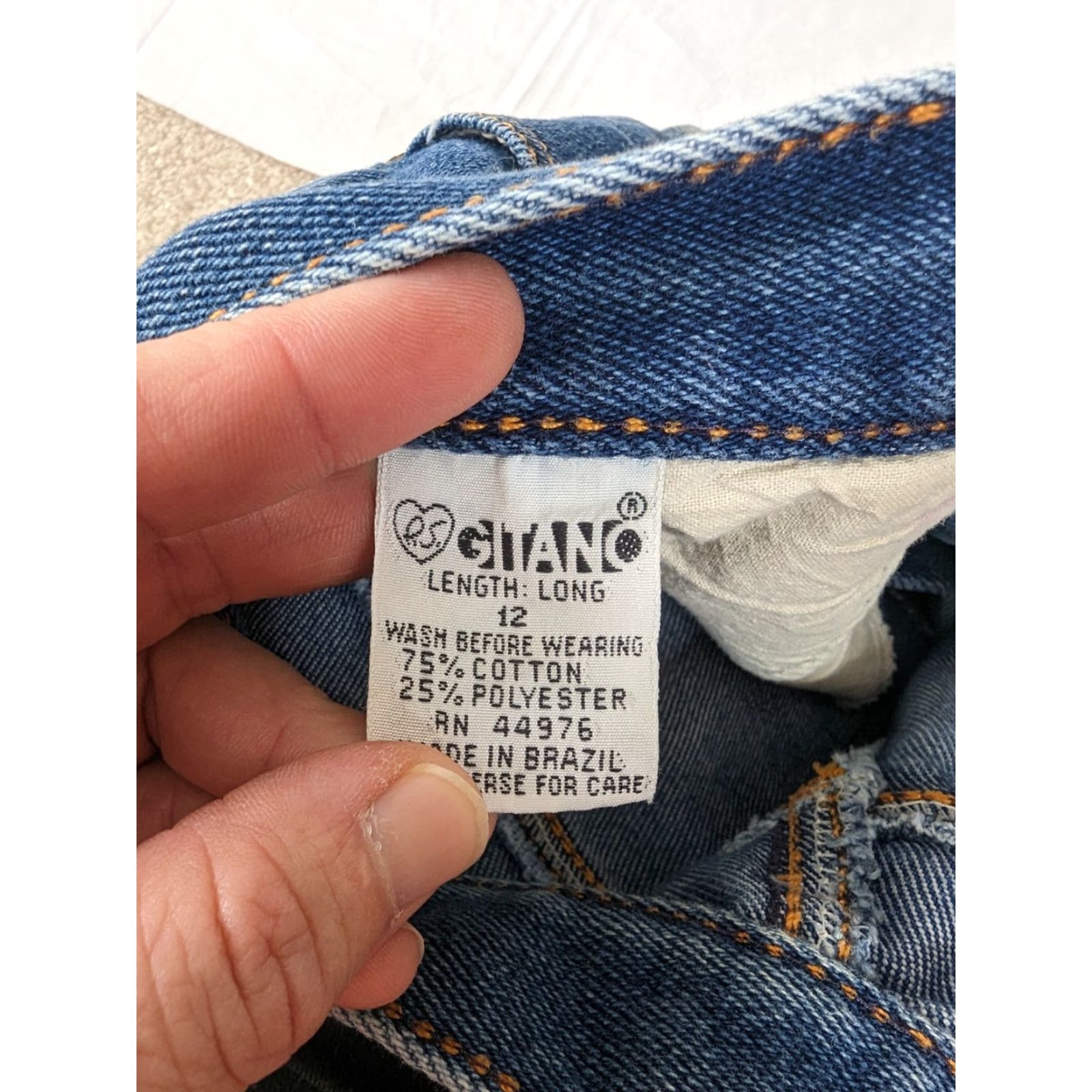 Vintage VINTAGE Cut Off Shorts Women High Rise 80s Denim Raw Hem 25x4 USA 1980s Mom Slim Fit Blue Clothing Chic Shorts Girls? Size 26" / US 2 / IT 38 - 4 Thumbnail