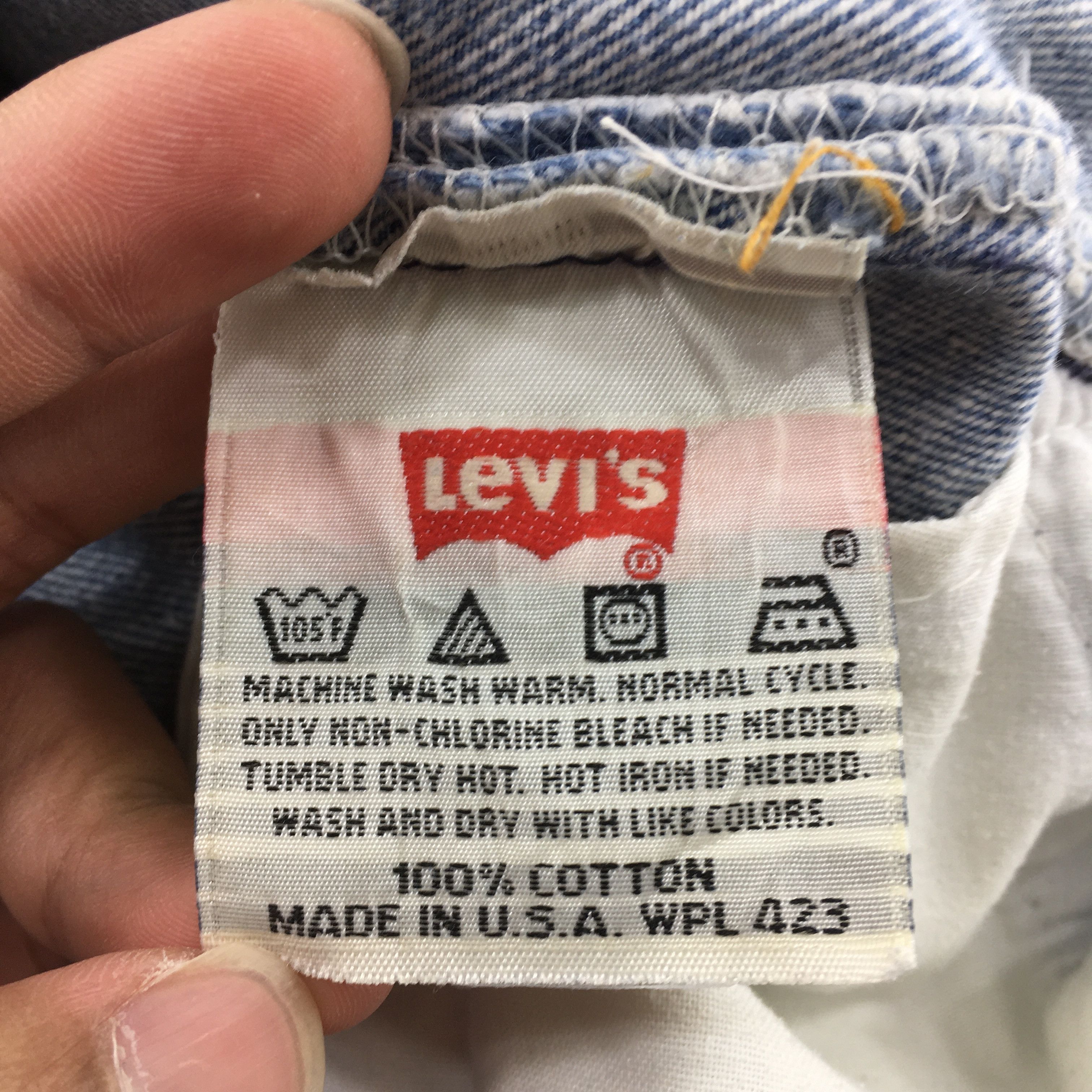Levi's Size 28x28 Vintage 90s Levi's 501 Faded Blue Jeans S1813 Size US 28 / EU 44 - 14 Thumbnail