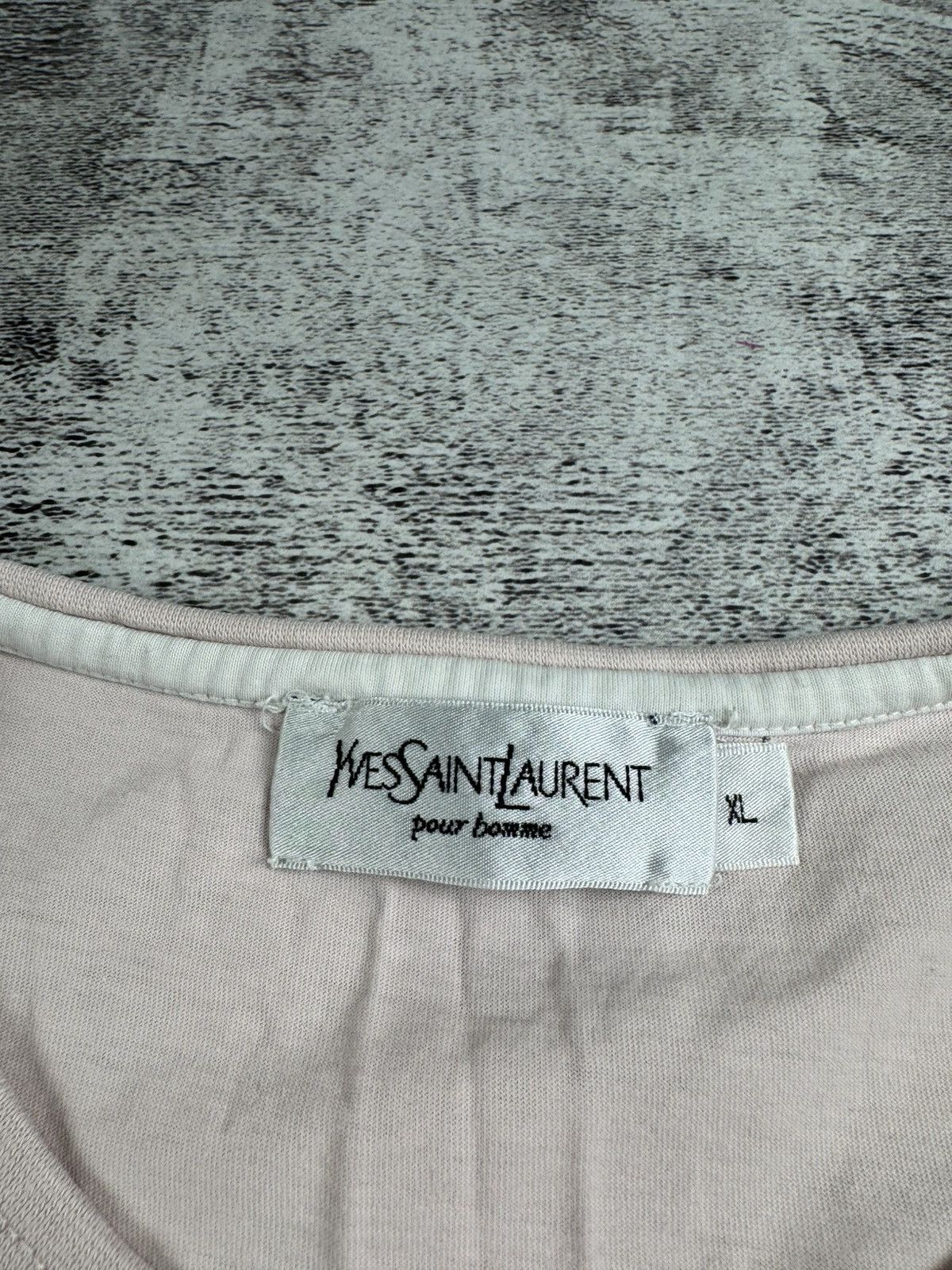 Yves Saint Laurent Yves Saint Laurent Monogram Rose Jersey T Shirt Tee Shirt Size US XL / EU 56 / 4 - 11 Thumbnail