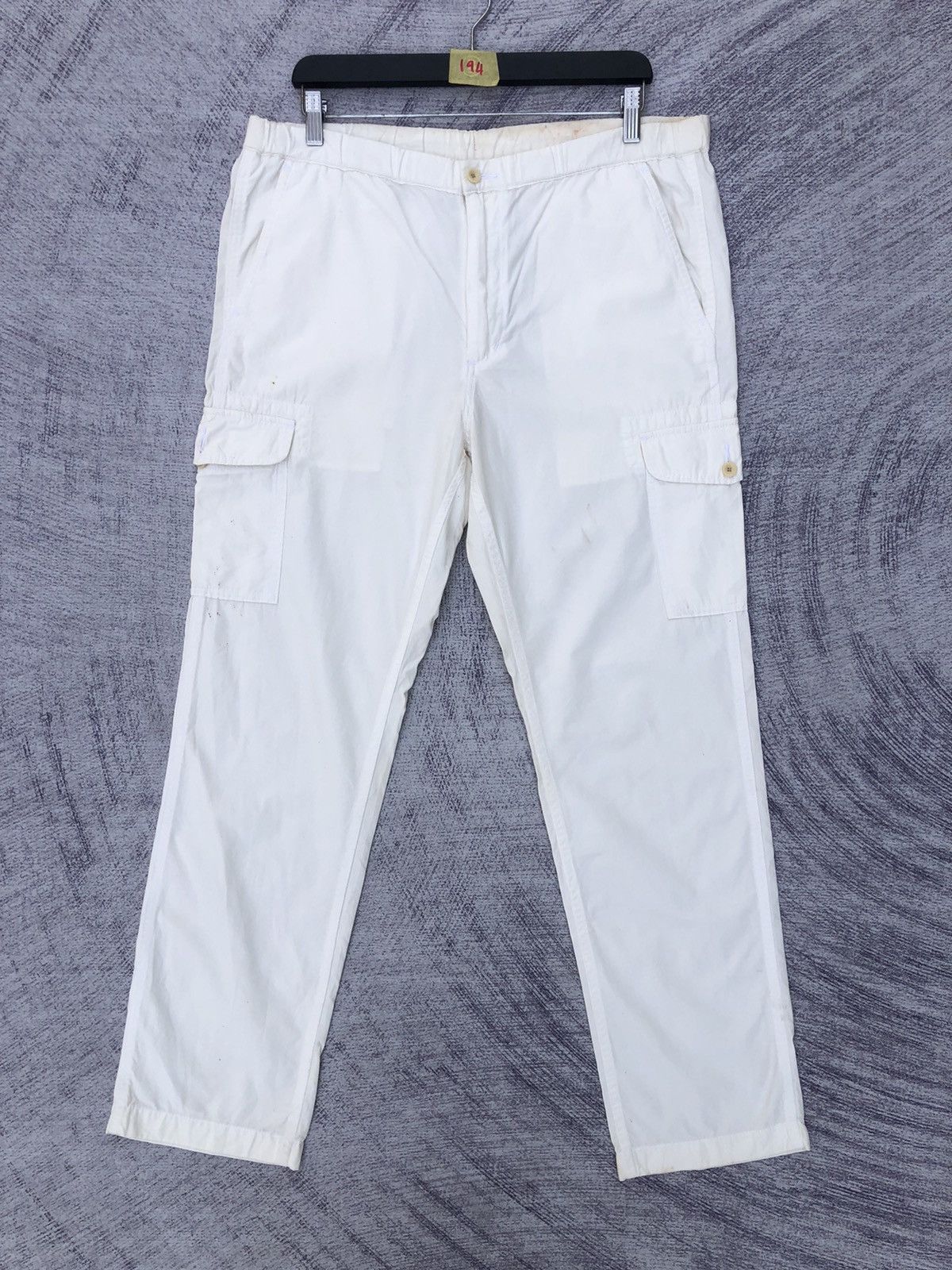 Designer × Japanese Brand Very Rare Cargo Pants Faded White Multipocket Tactical Size US 36 / EU 52 - 2 Thumbnail